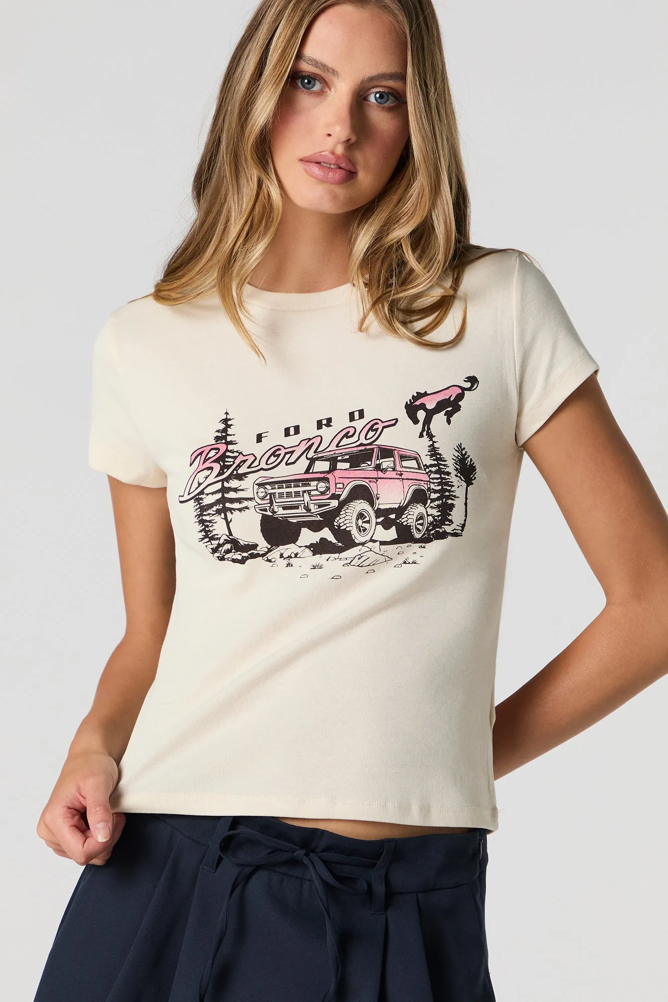 Ford Bronco Graphic Ribbed T-Shirt