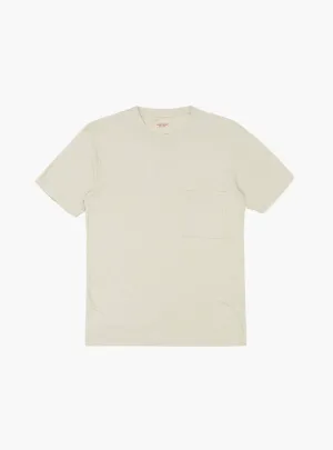 Gauze Jersey Pocket Tee Ivory