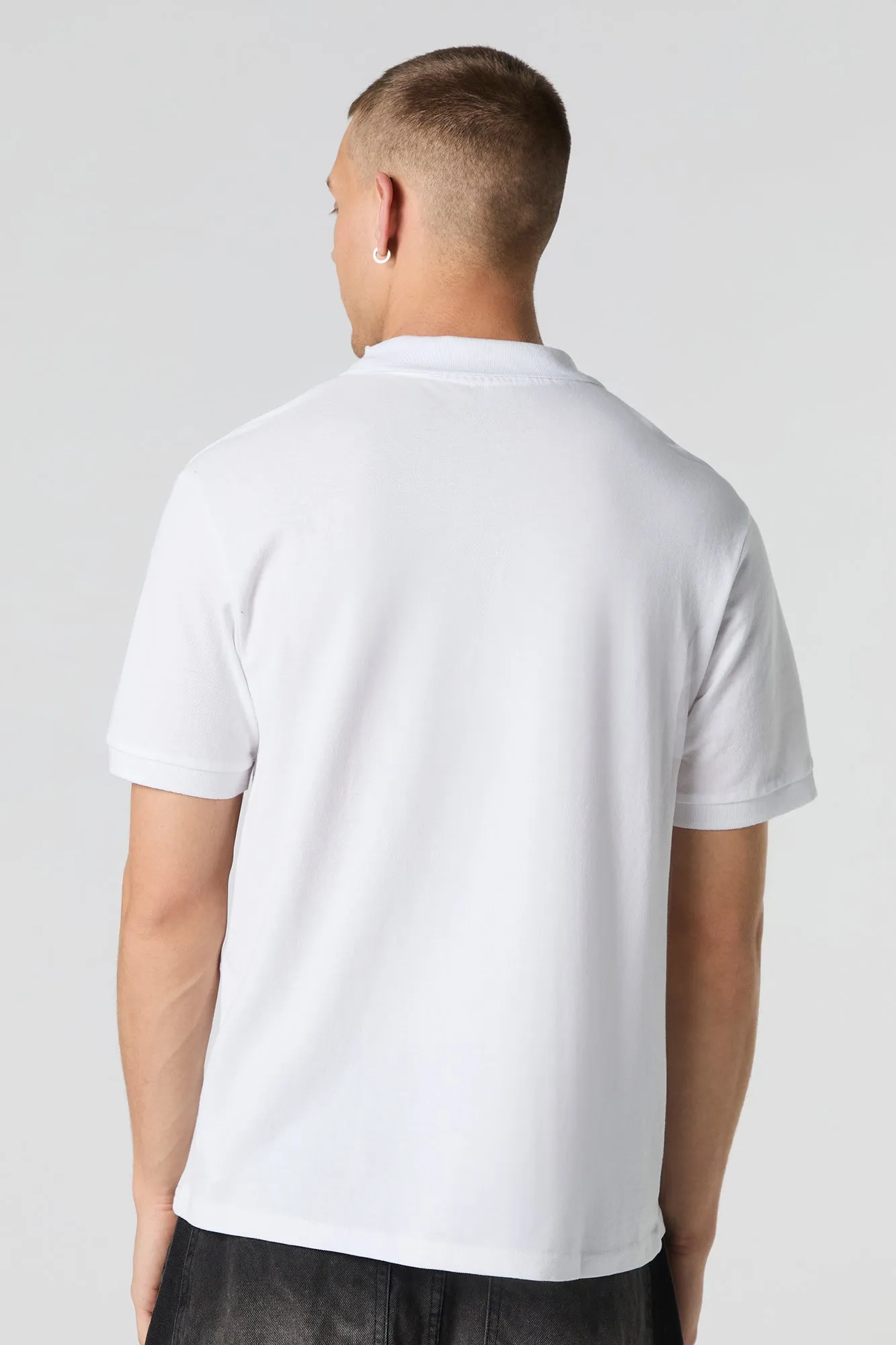 Geo Striped Polo
