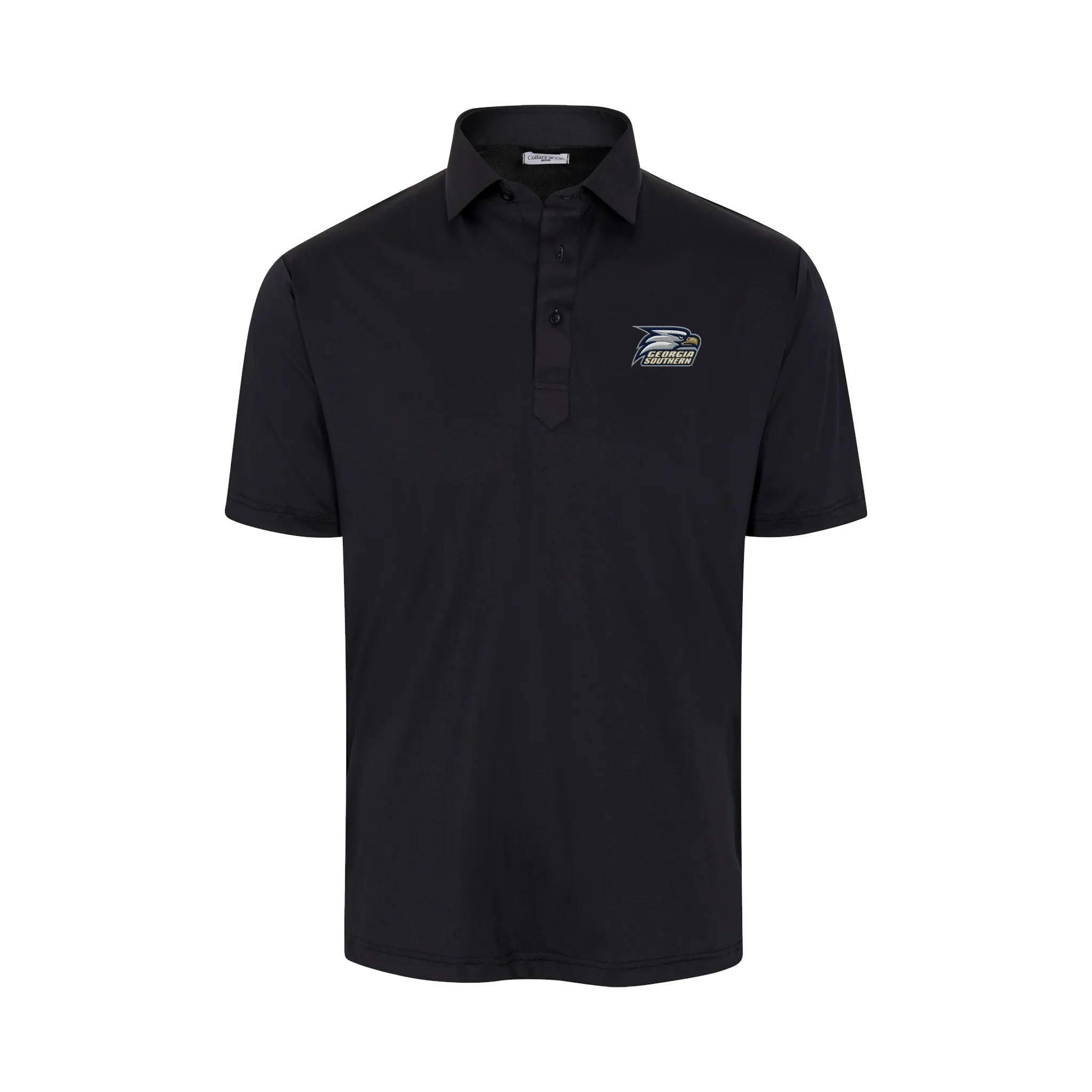 Georgia Southern Featherweight Flex Polo Black