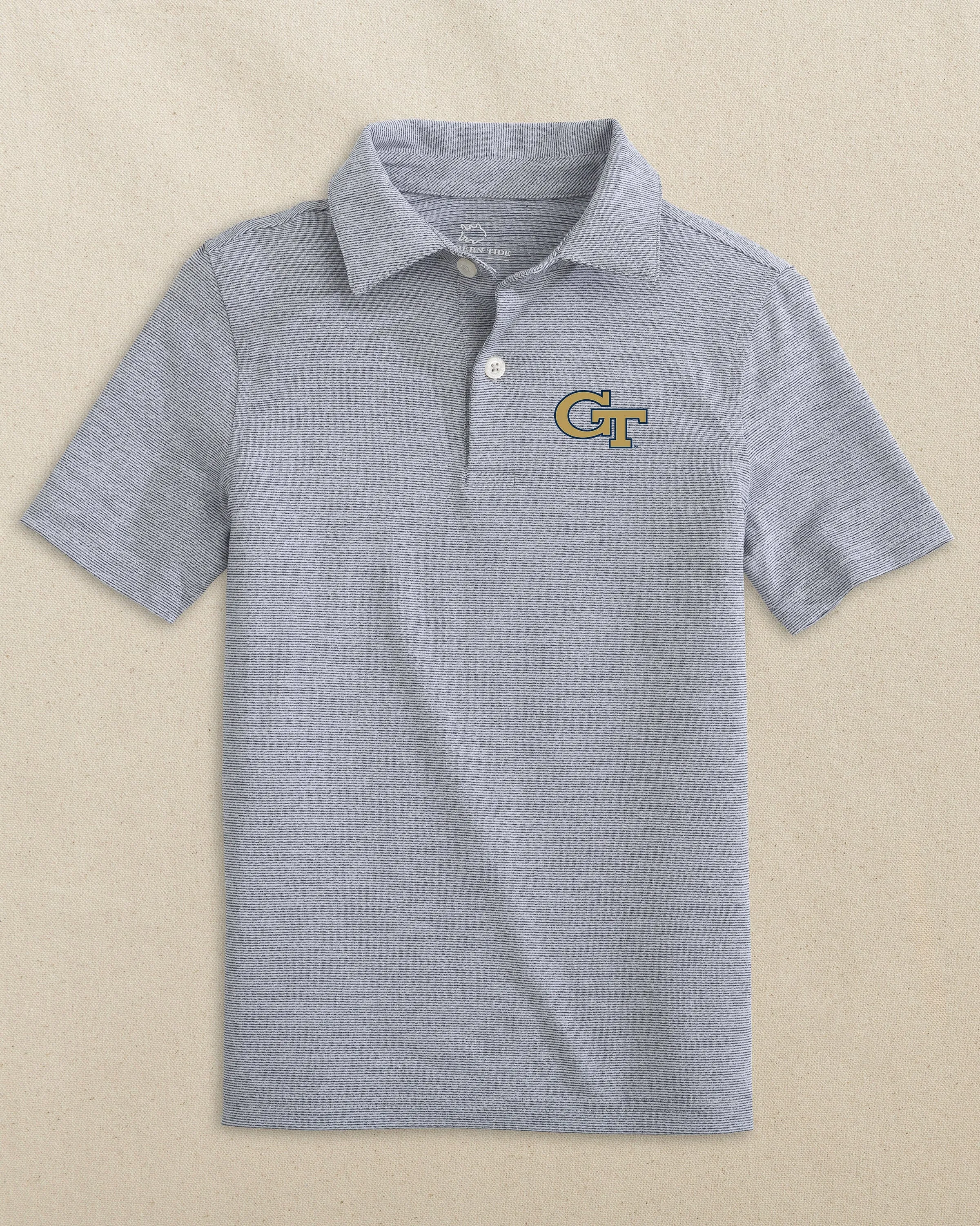 Georgia Tech Boys Driver Spacedye Polo Shirt