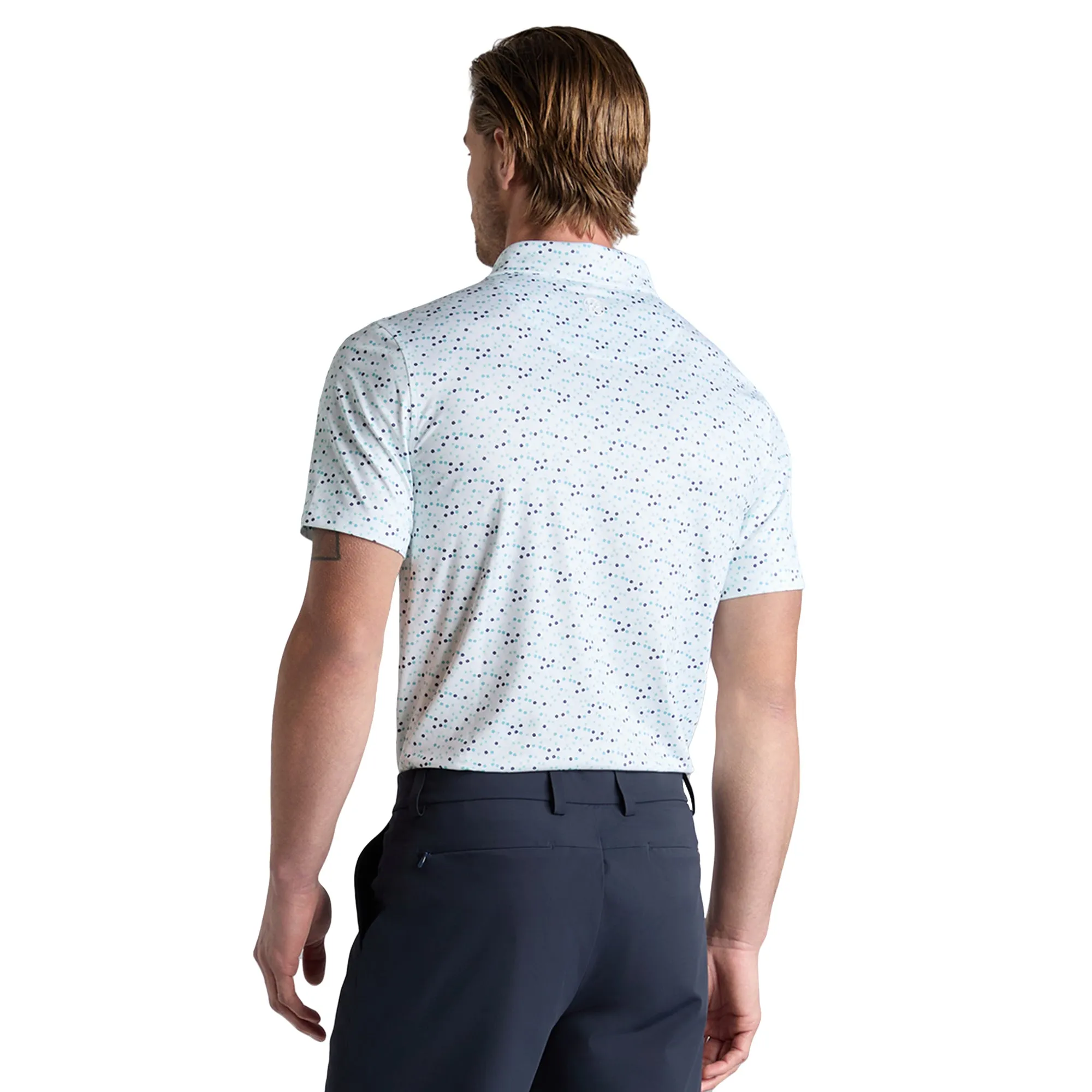 G/FORE Aye Poppy Tech Jersey Polo Shirt