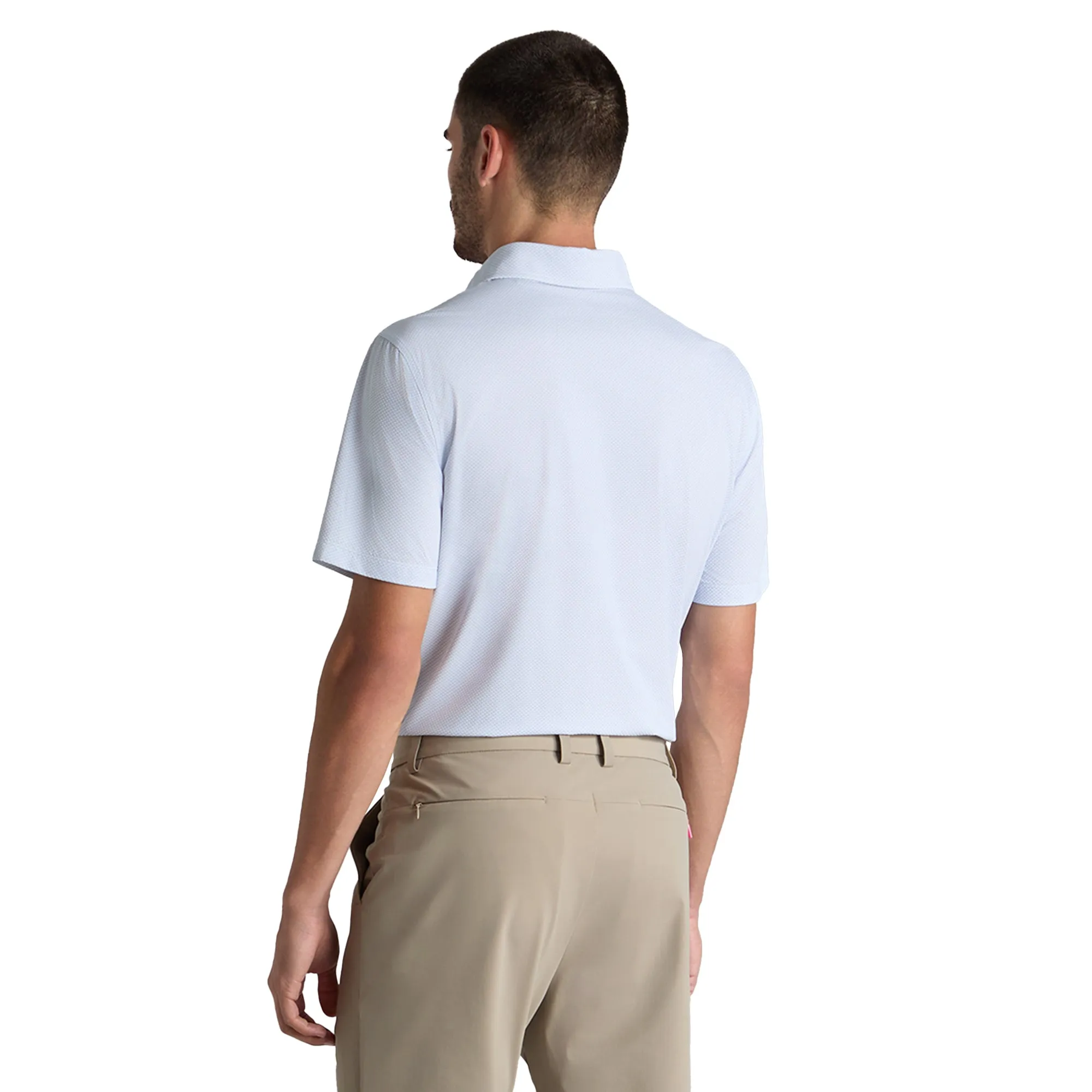 G/FORE Fine Stretch Jacquard Polo Shirt