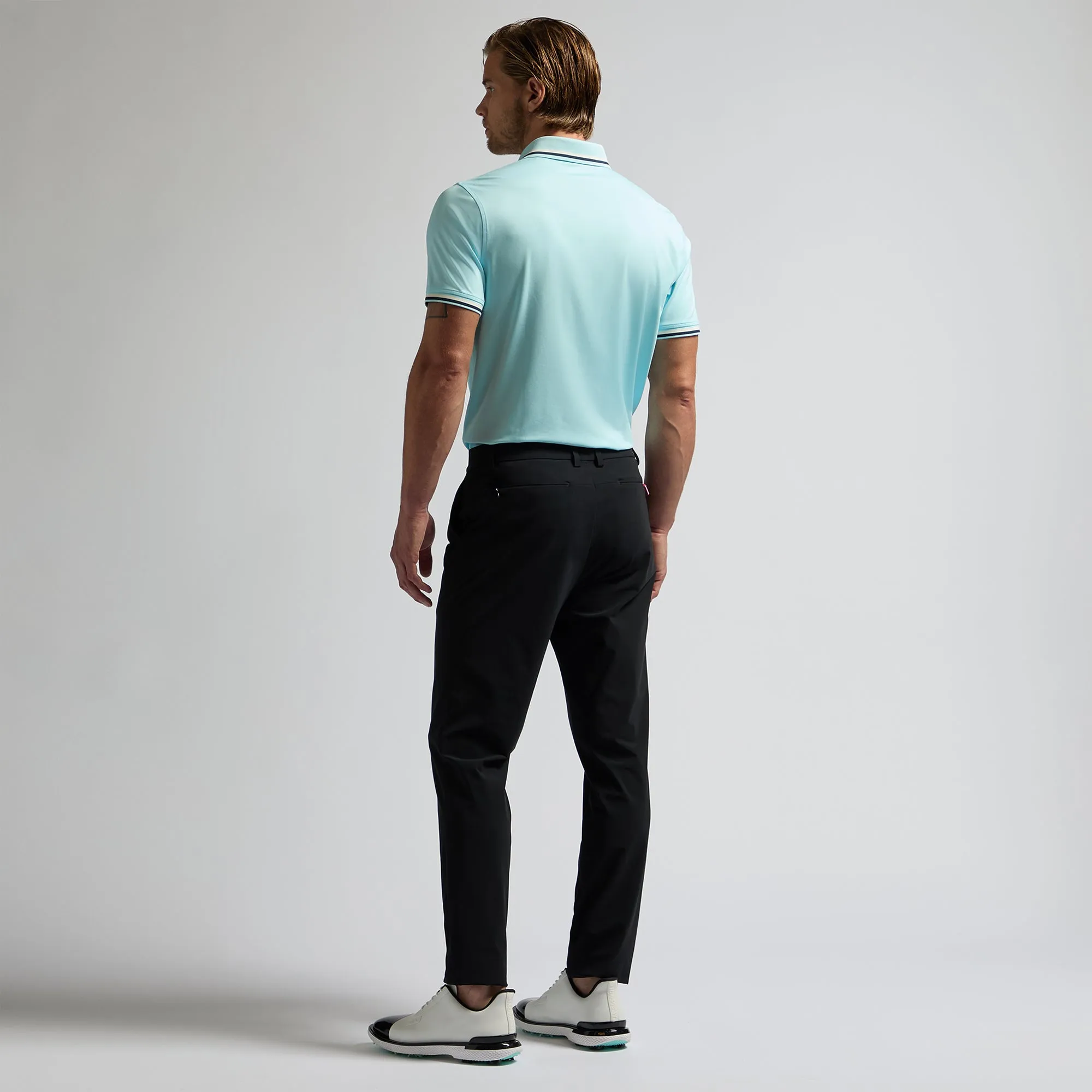 G/FORE G/Tab Essential Tech Jersey Banded Polo Shirt