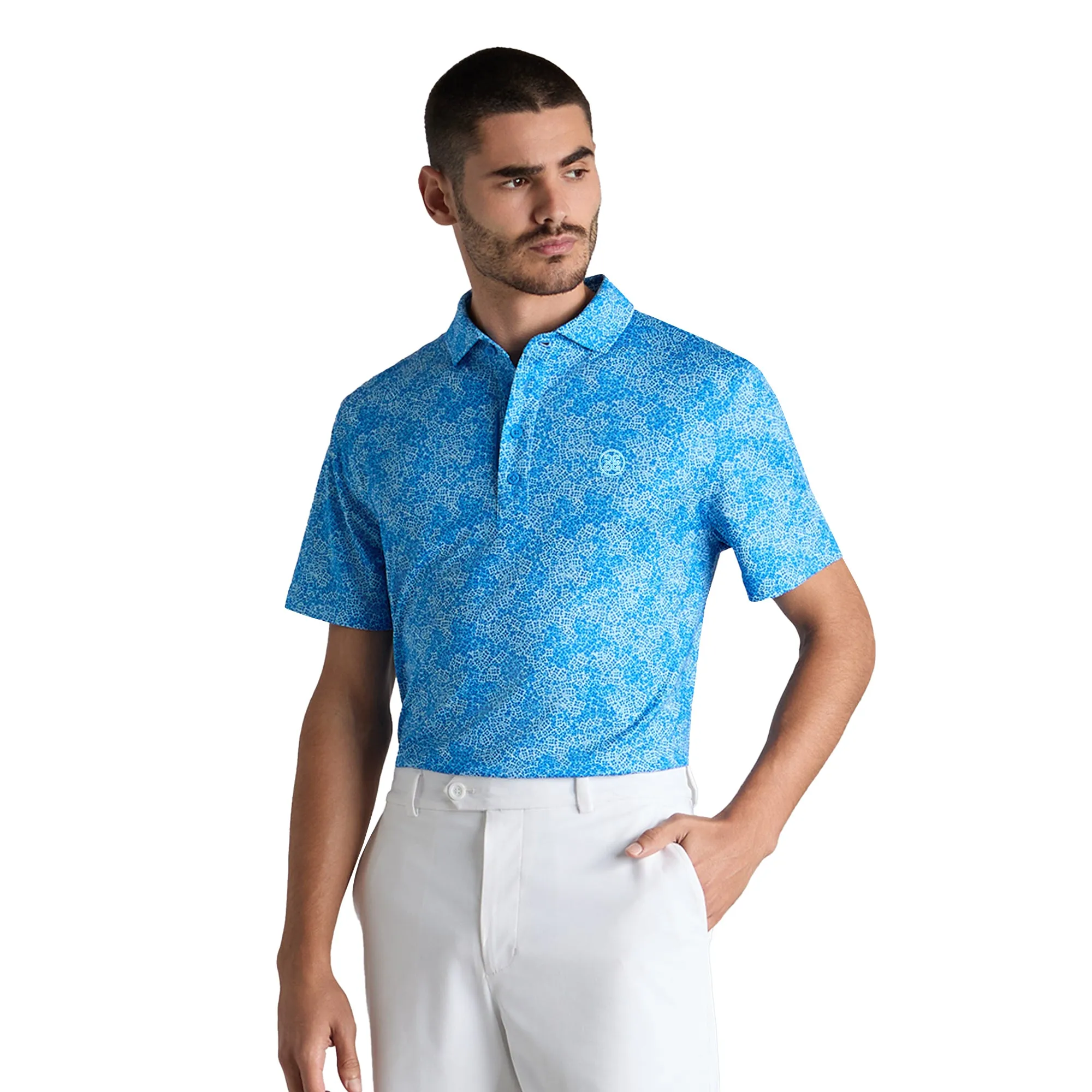 G/FORE Hydrangea Tech Jersey Polo Shirt