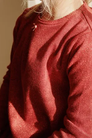 Girl's Roli Dress In Red