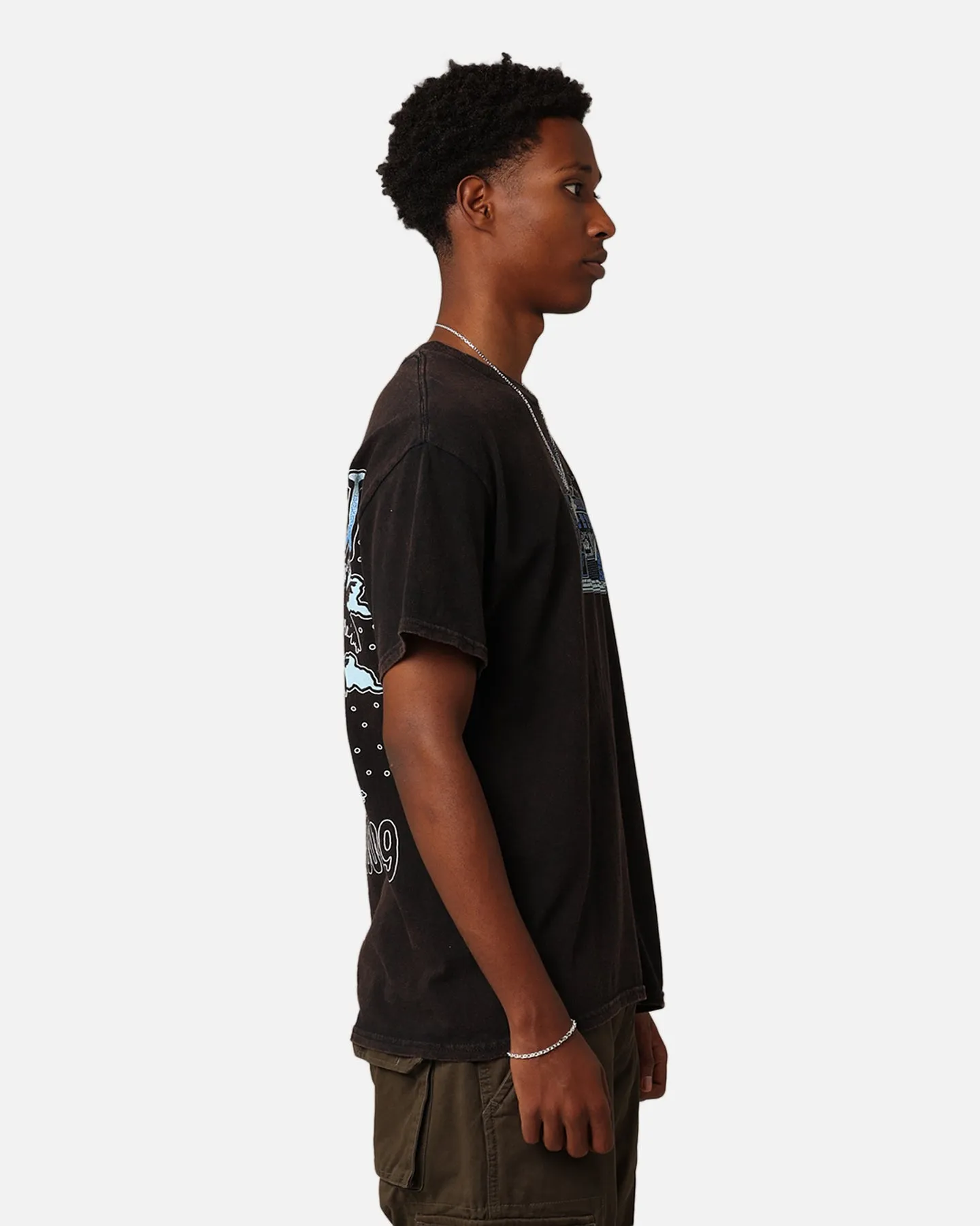 Goat Crew Design Studios Peace T-Shirt Black Wash