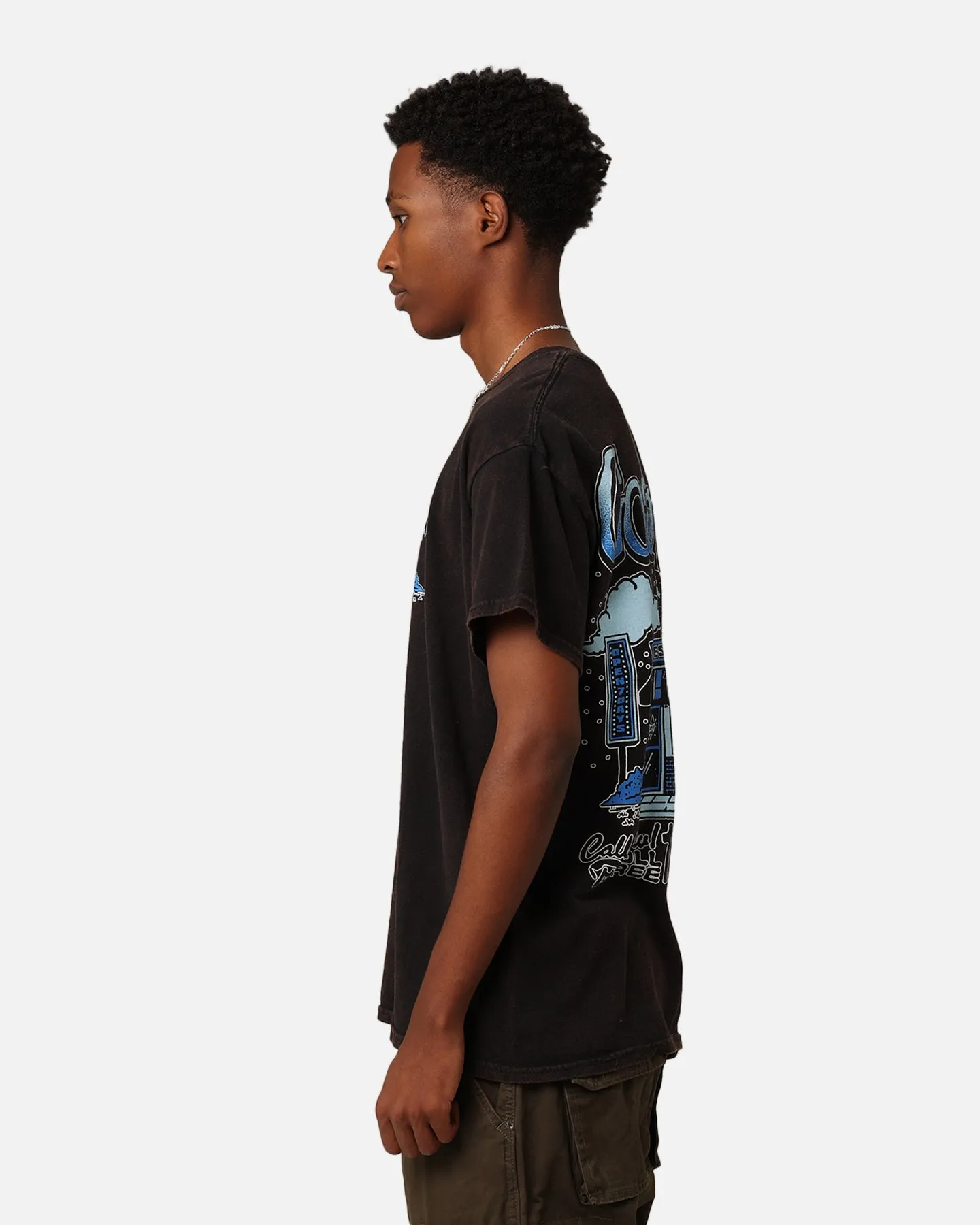 Goat Crew Design Studios Peace T-Shirt Black Wash