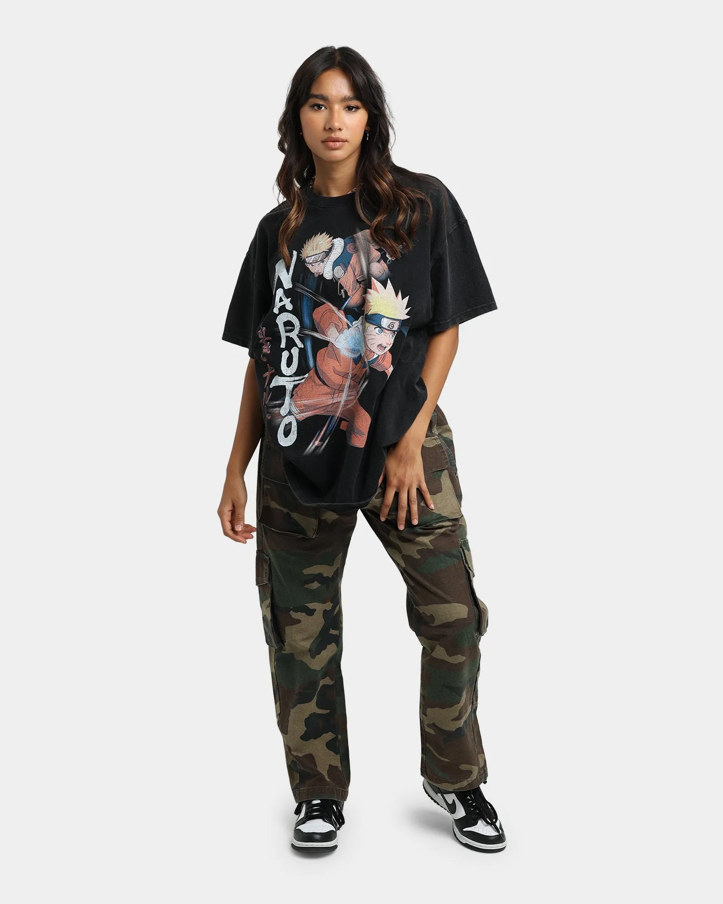 Goat Crew X Naruto Naruto Premium Vintage T-Shirt Vintage Black