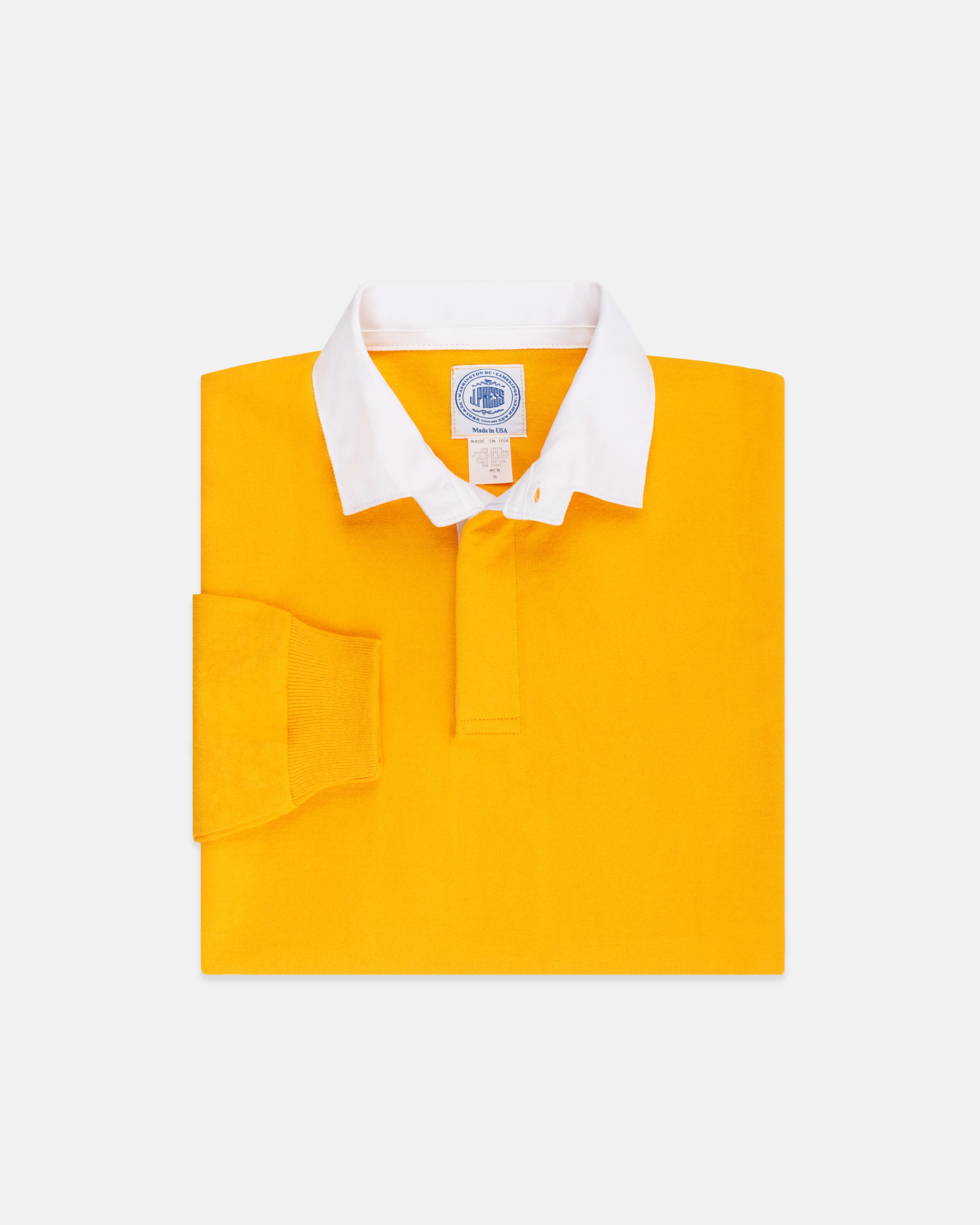GOLD SOLID RUGBY SHIRT
