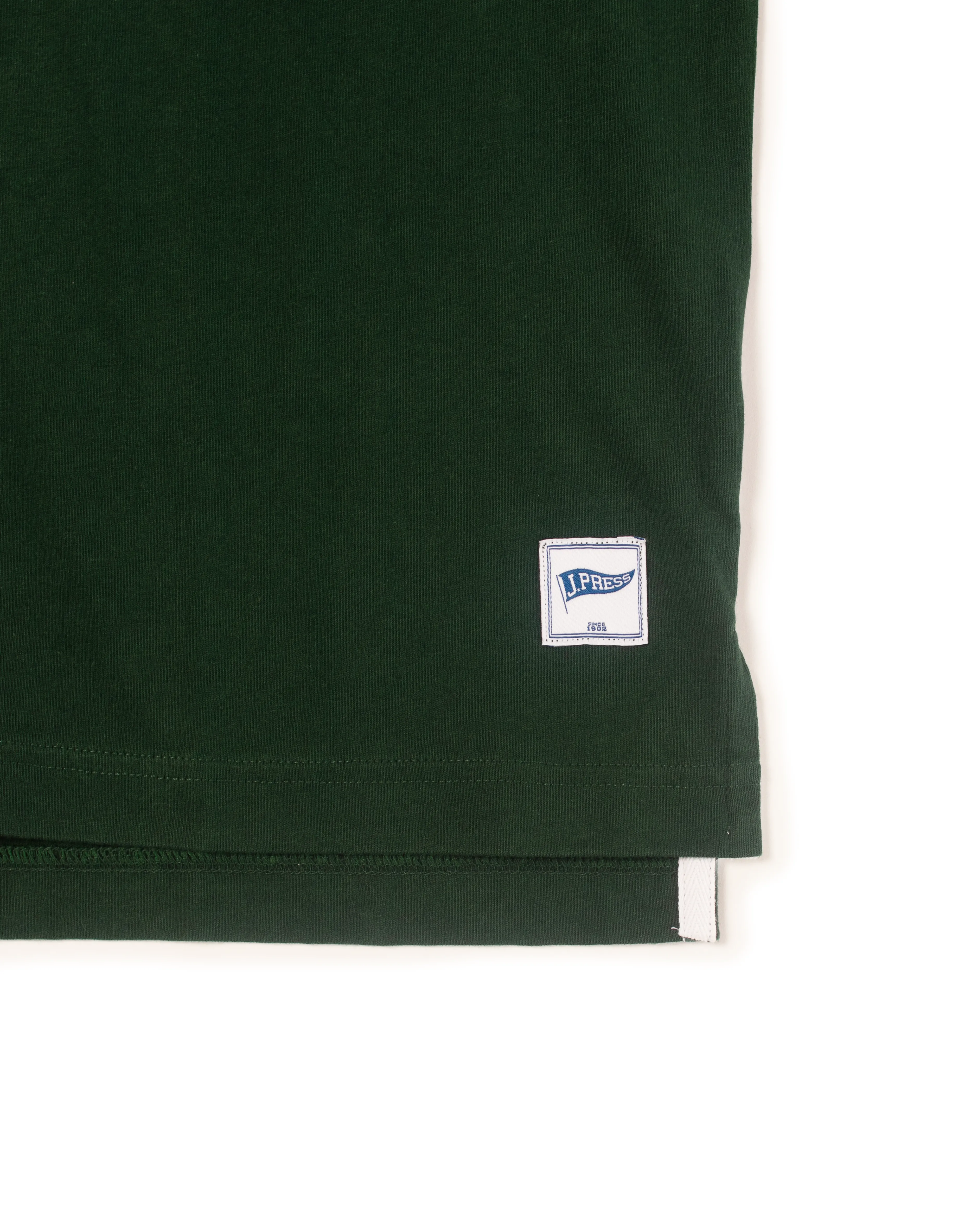 GREEN DARTMOUTH SPELLOUT RUGBY SHIRT