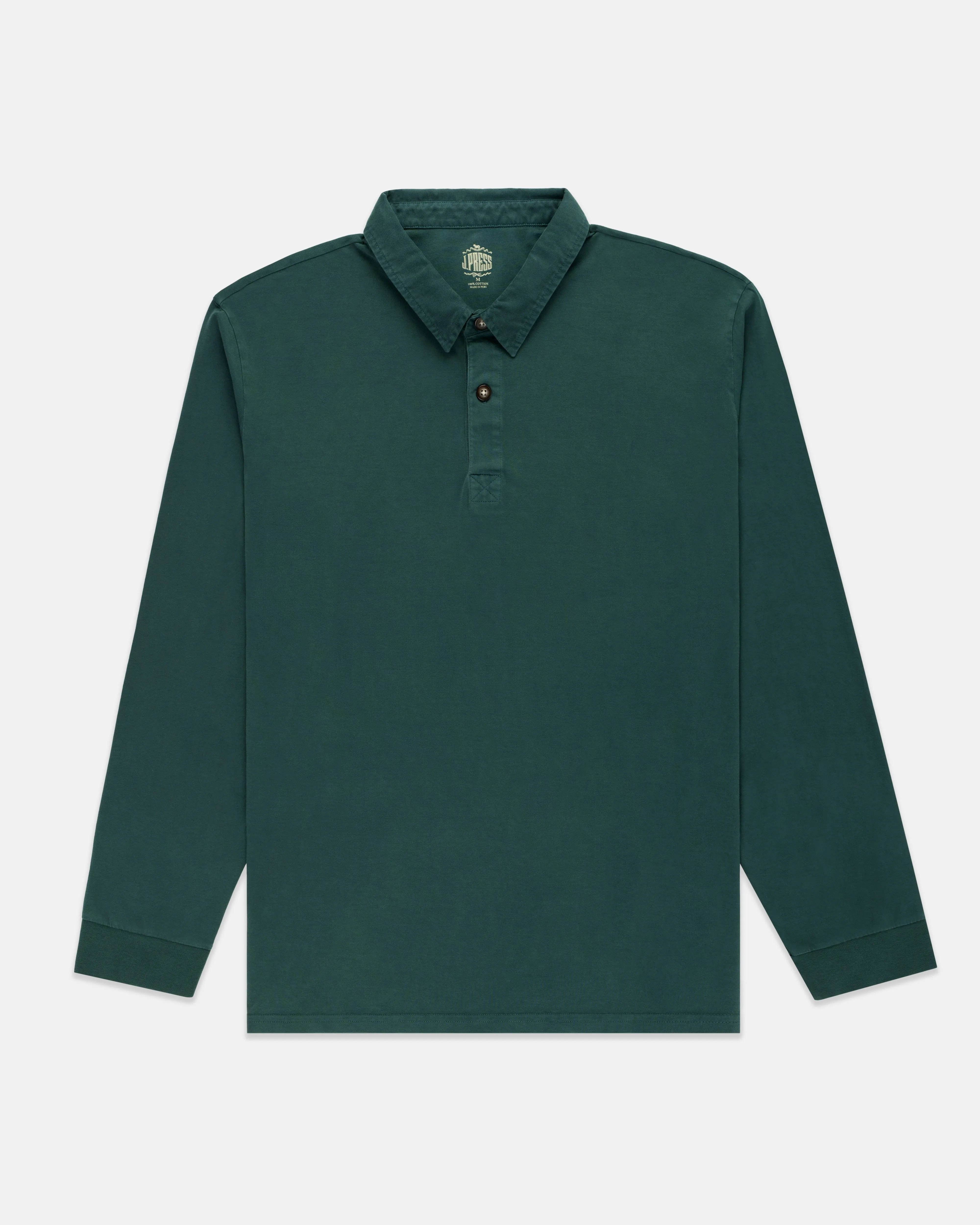 GREEN SOLID RUGBY SHIRT