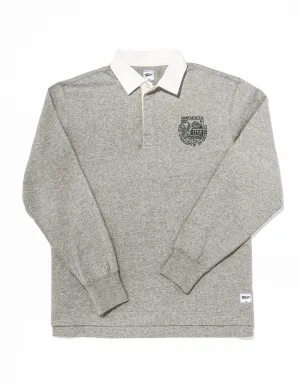 GREY DARTMOUTH CREST RUGBY SHIRT