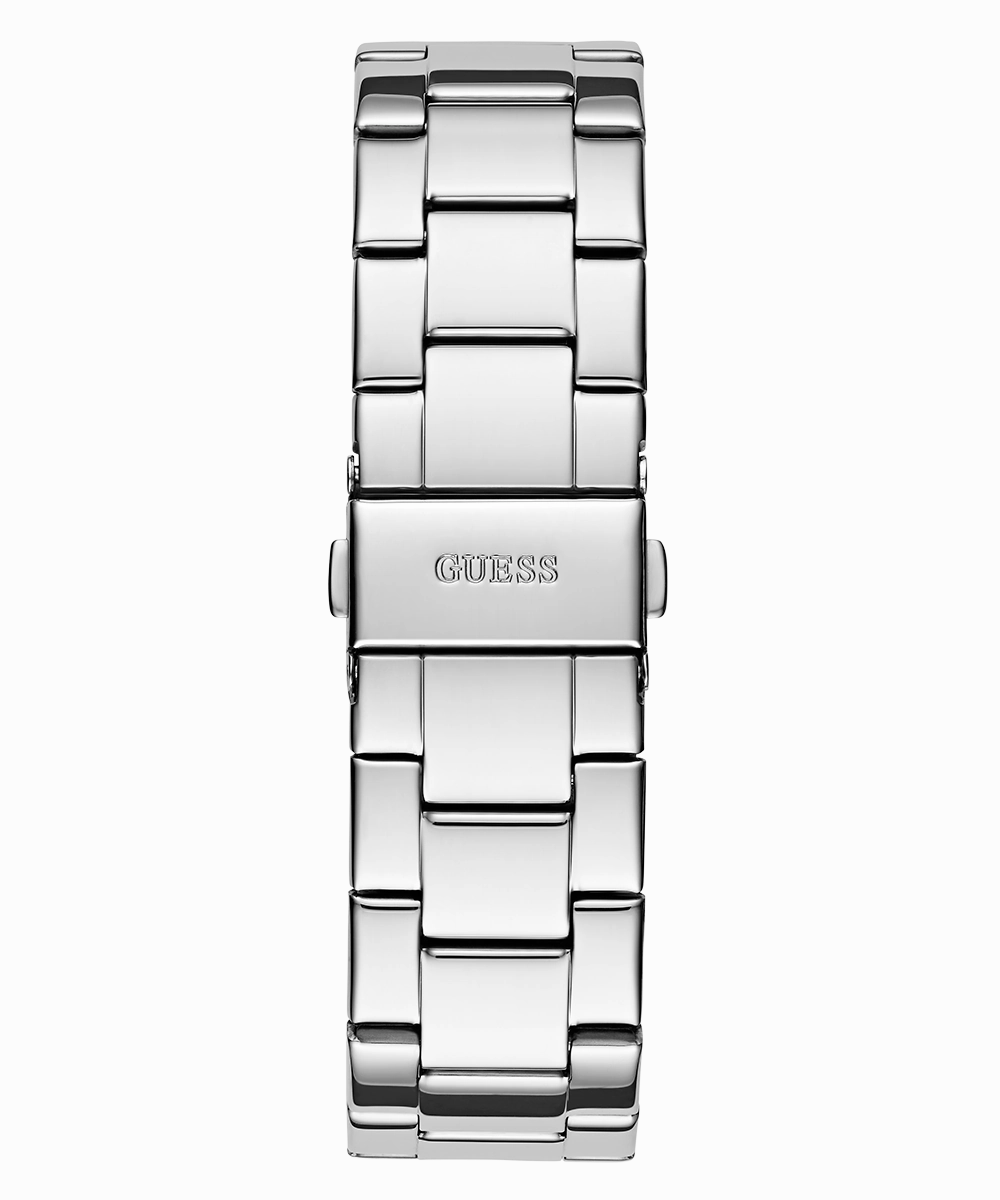 GUESS Ladies Silver Tone Multi-function Watch