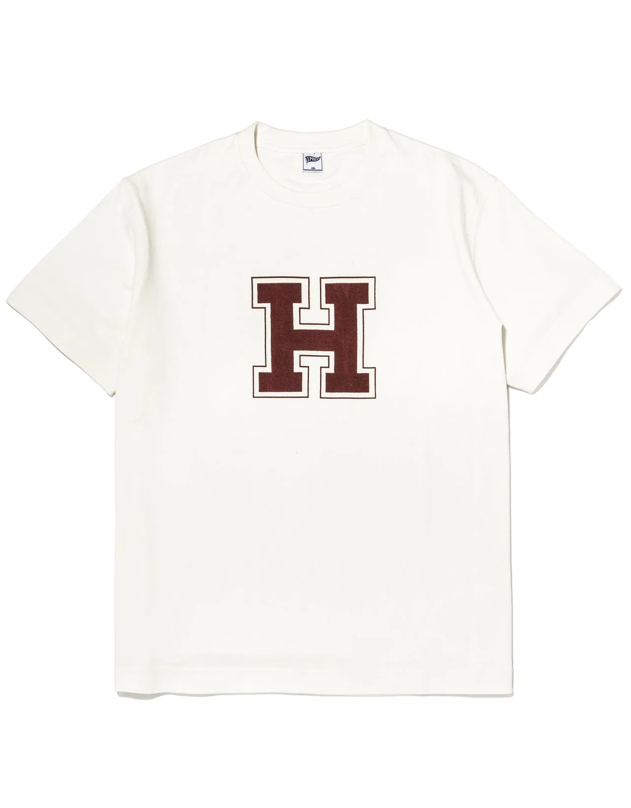 HARVARD VARSITY "H" T-SHIRT - WHITE