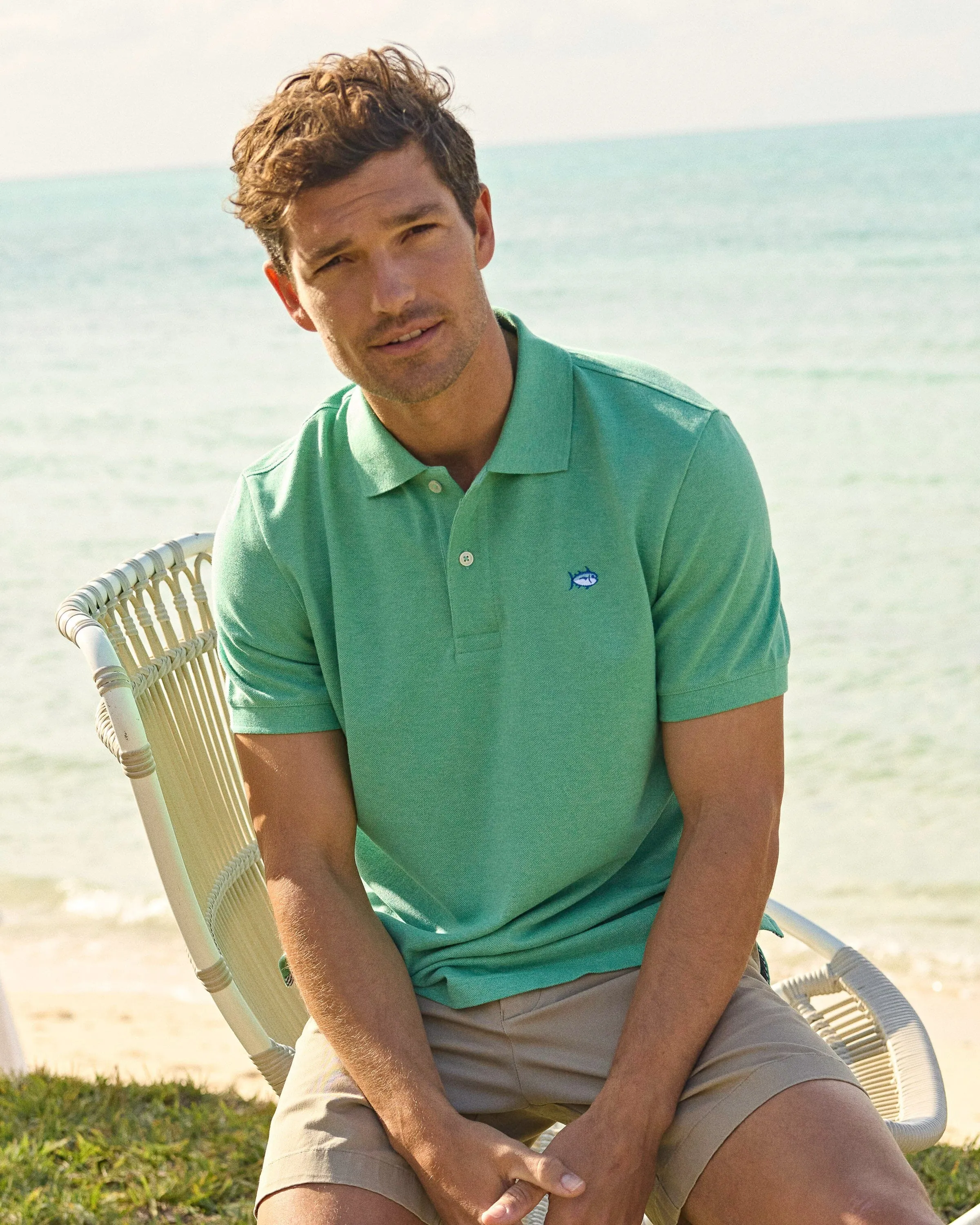 Heather Skipjack Polo