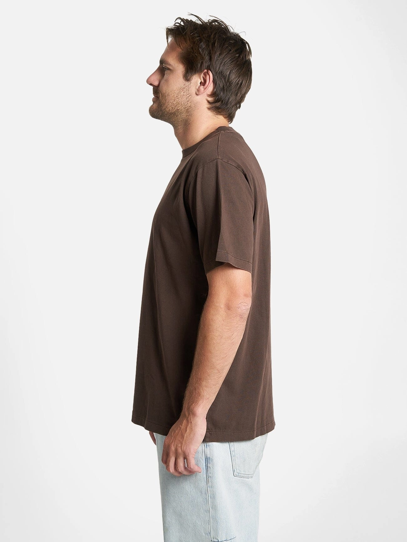 Hell Raising Merch Fit Tee - Postal Brown