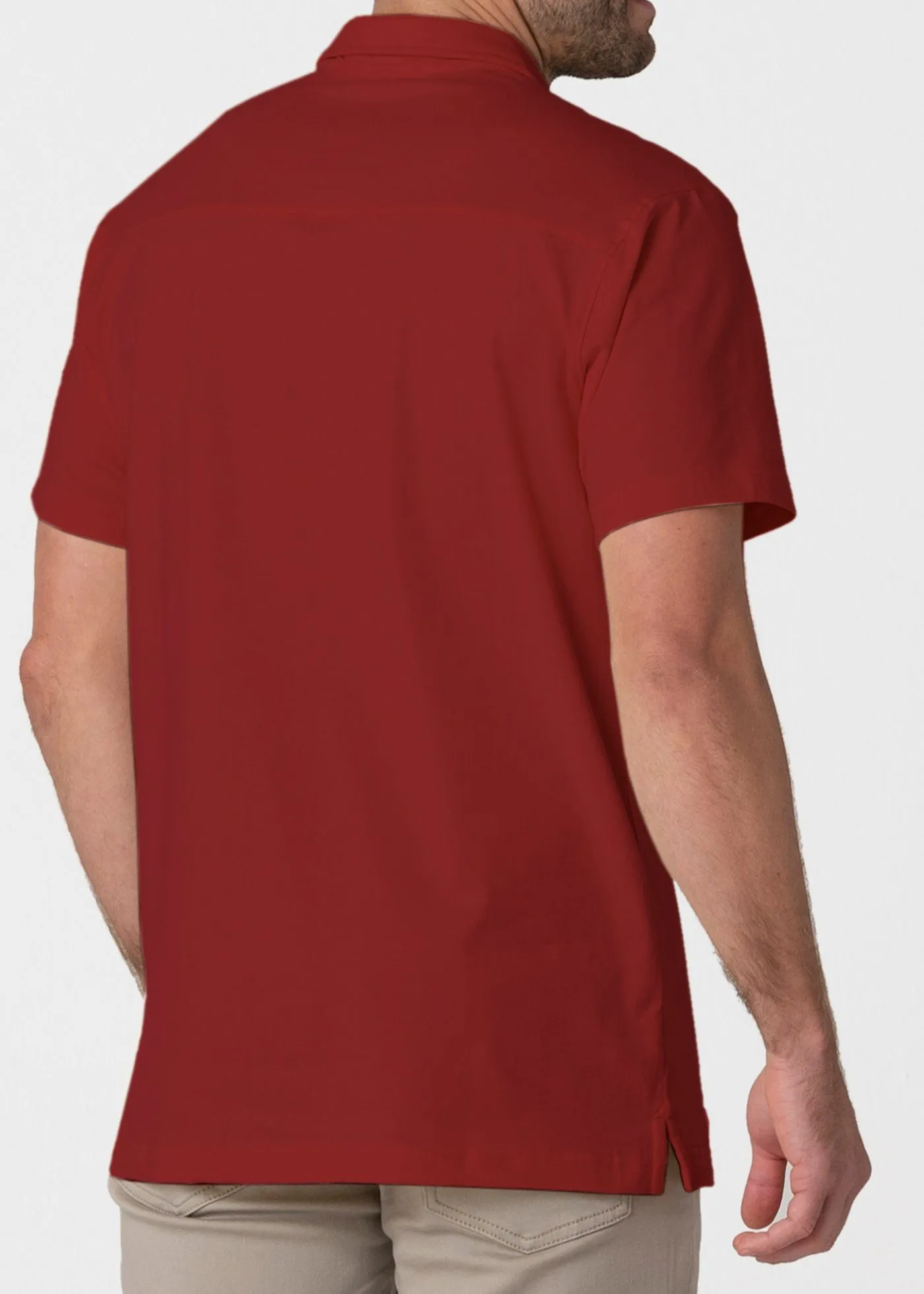 High & Mighty All-In Polo | Claret