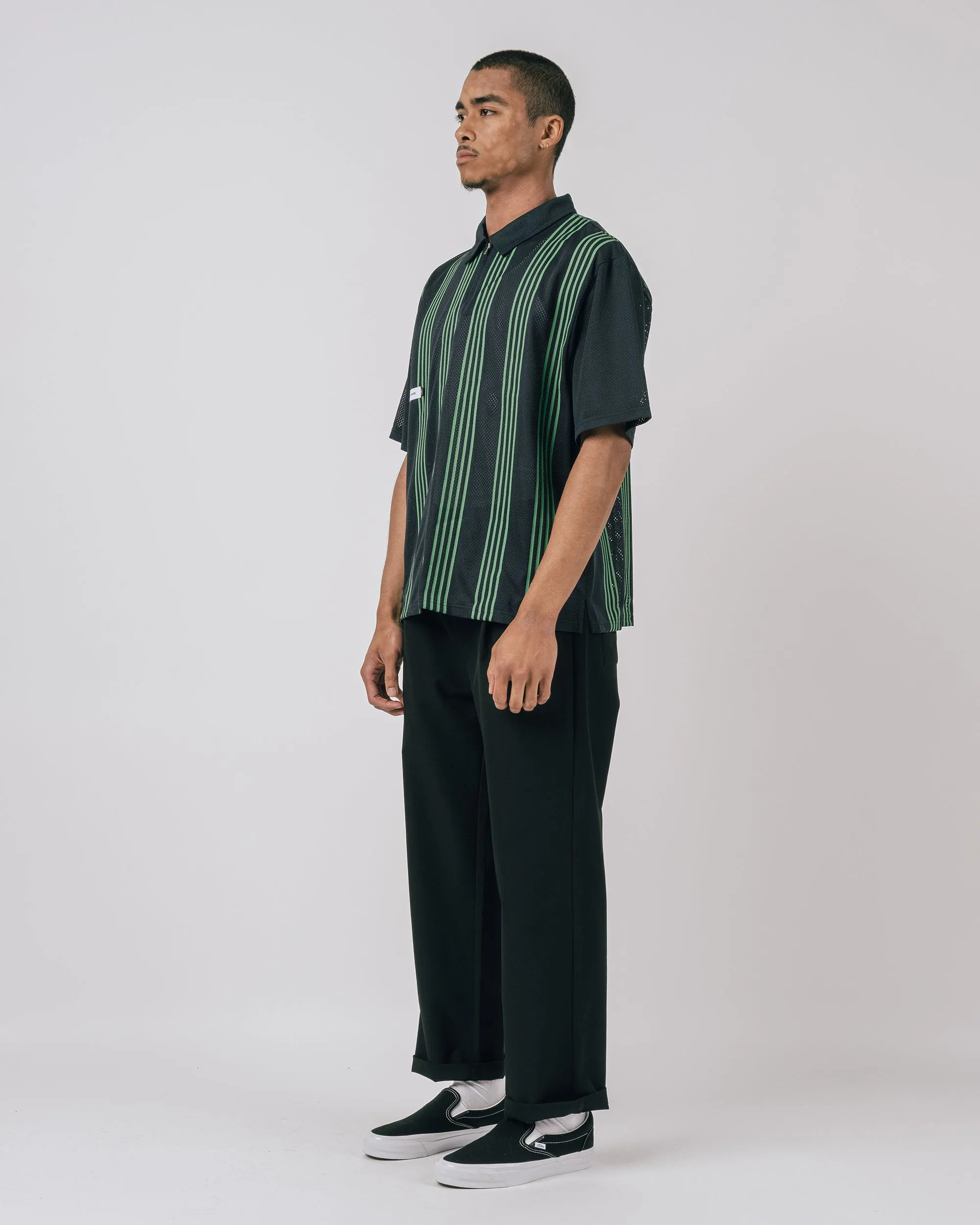 Howards S/S Mesh Zip Polo