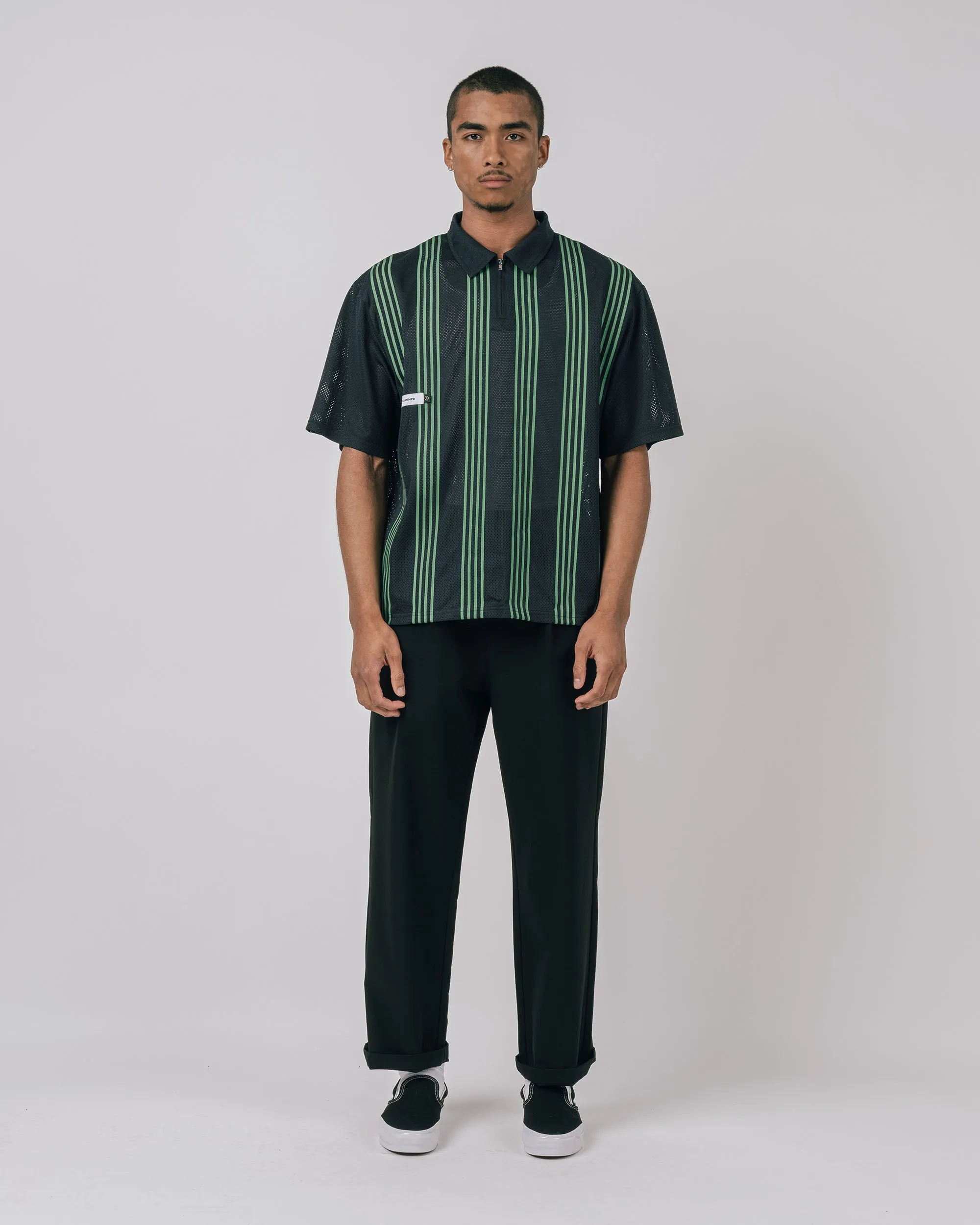 Howards S/S Mesh Zip Polo