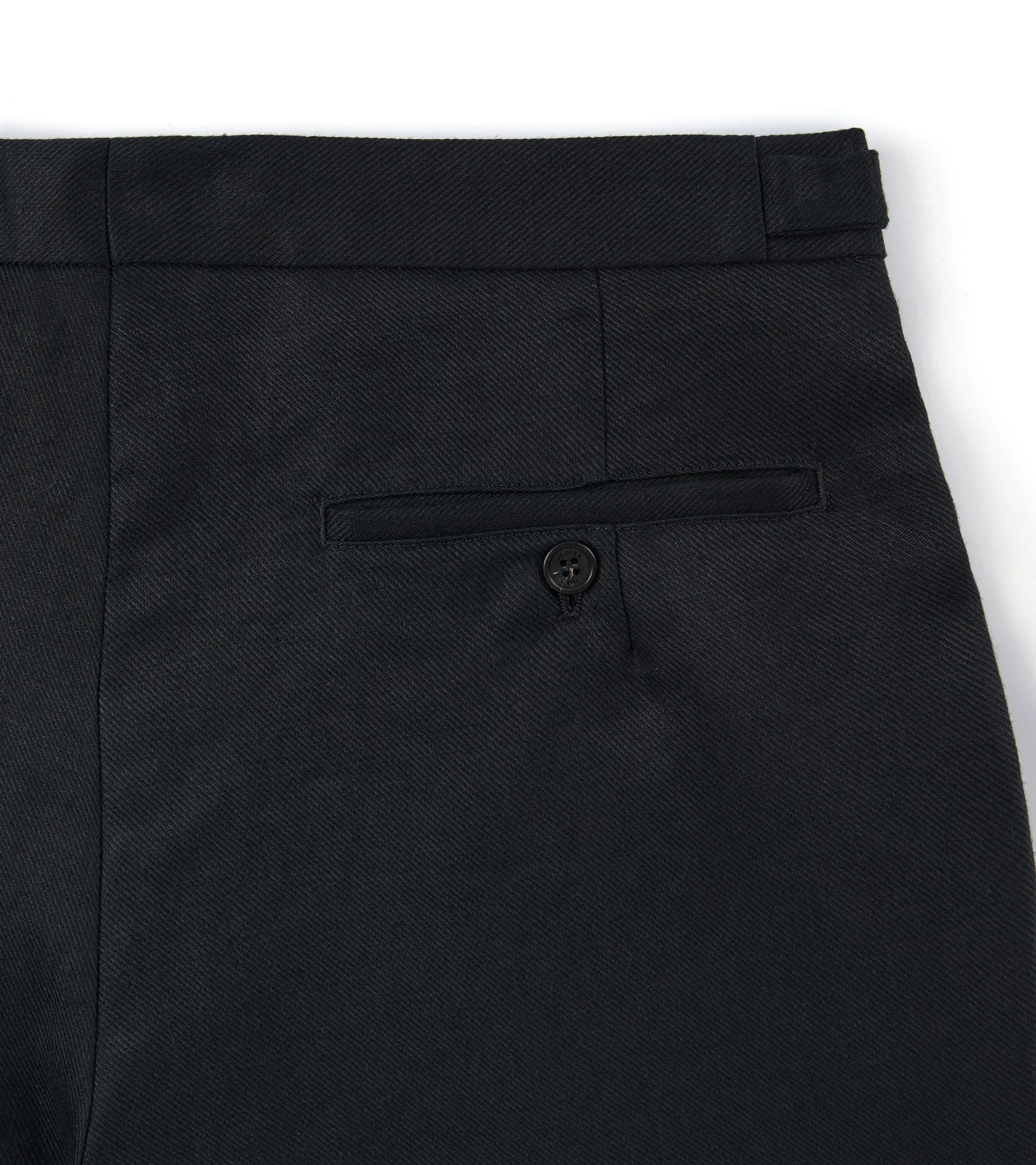 Incotex Pleated Linen Shorts: Navy
