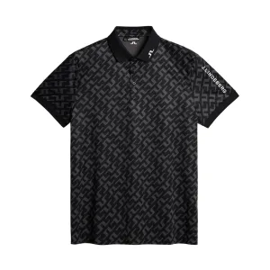 J.Lindeberg Golf Tour Tech Print Polo Shirt FW24