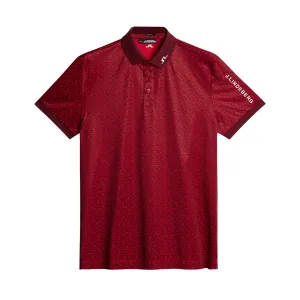 J.Lindeberg Golf Tour Tech Print Polo Shirt FW24