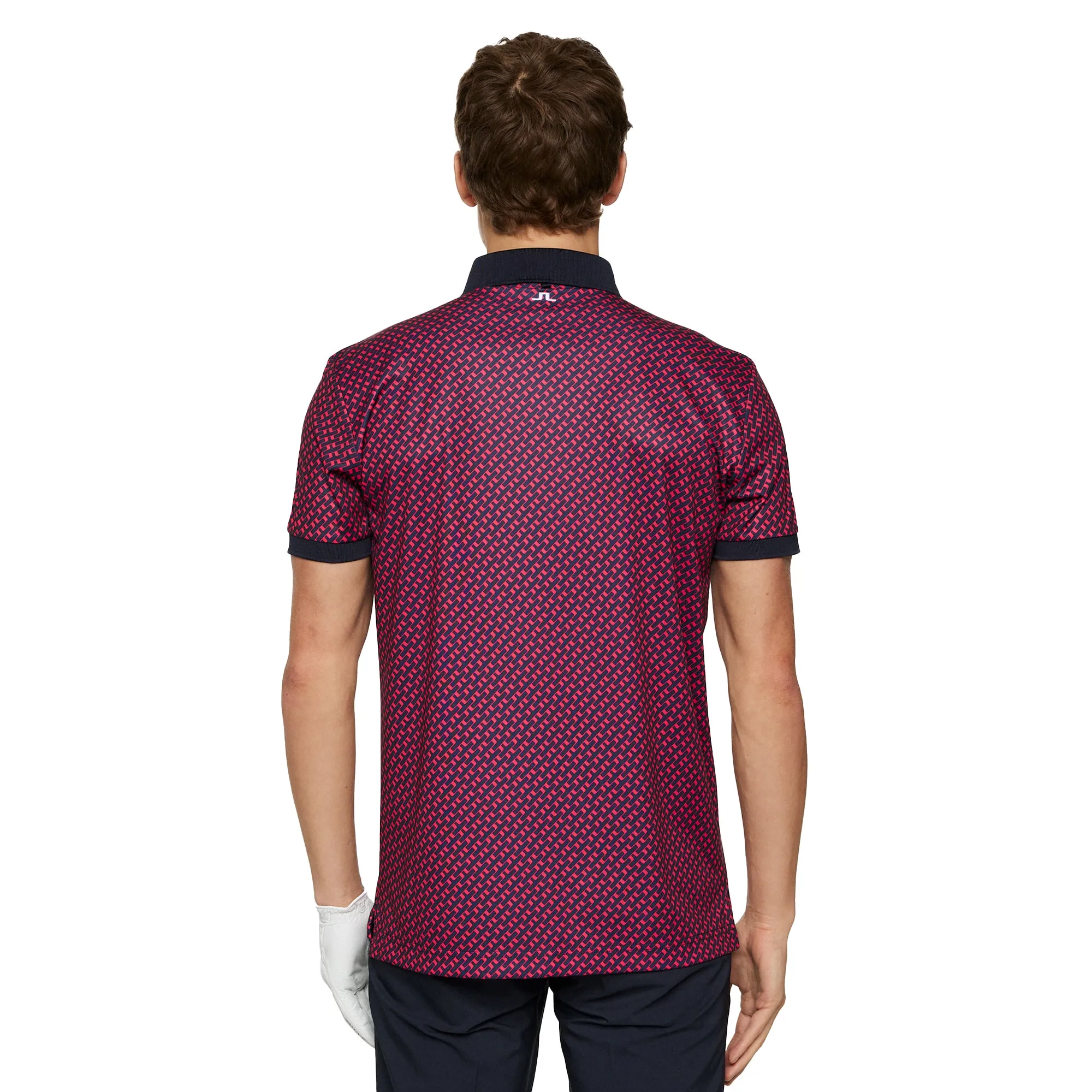 J.Lindeberg Golf Tour Tech Print Polo Shirt SS25