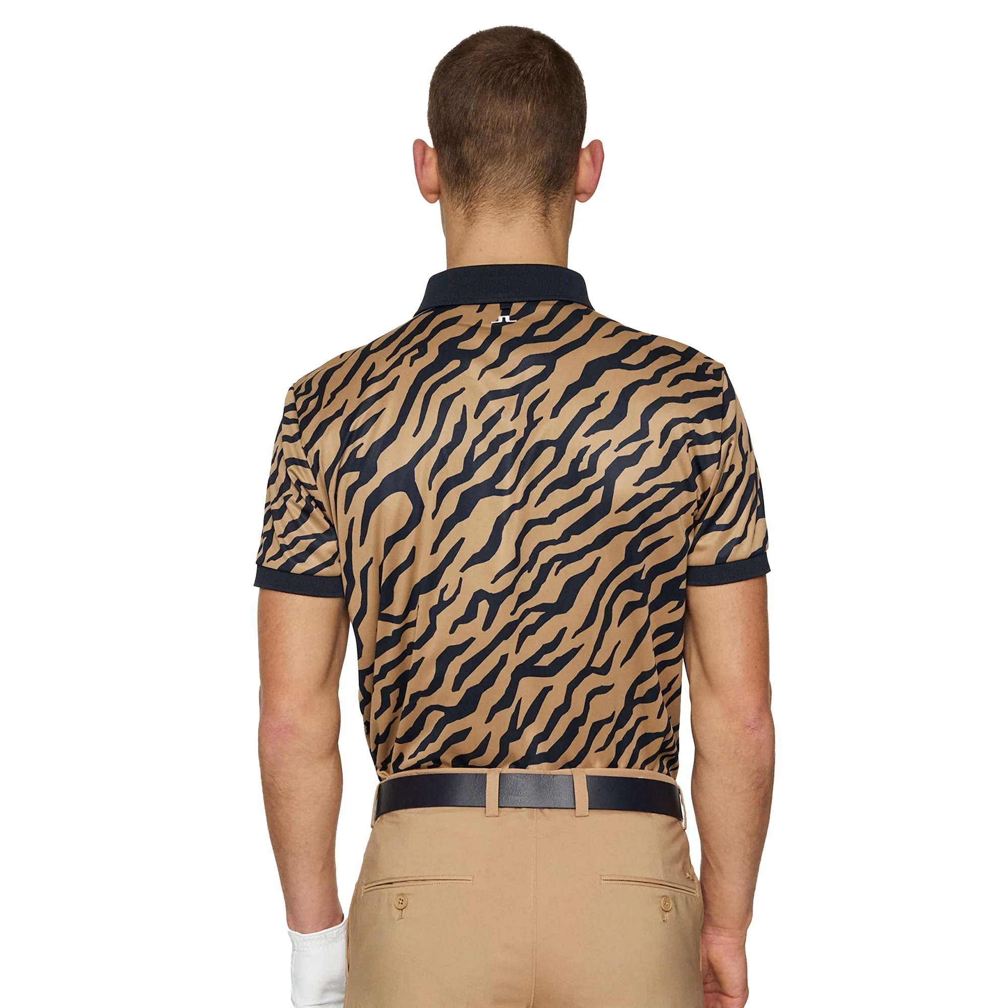 J.Lindeberg Golf Tour Tech Print Polo Shirt SS25