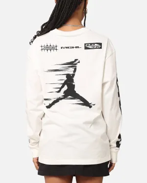 Jordan Jumpman MVP 85 Long Sleeve Crewneck T-Shirt Sail/Black