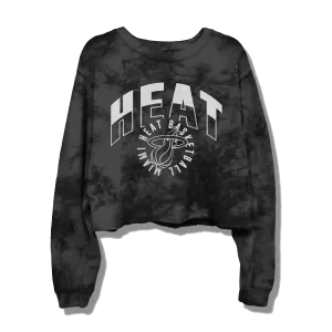 Junk Food Miami HEAT Women's Cropped Fleece