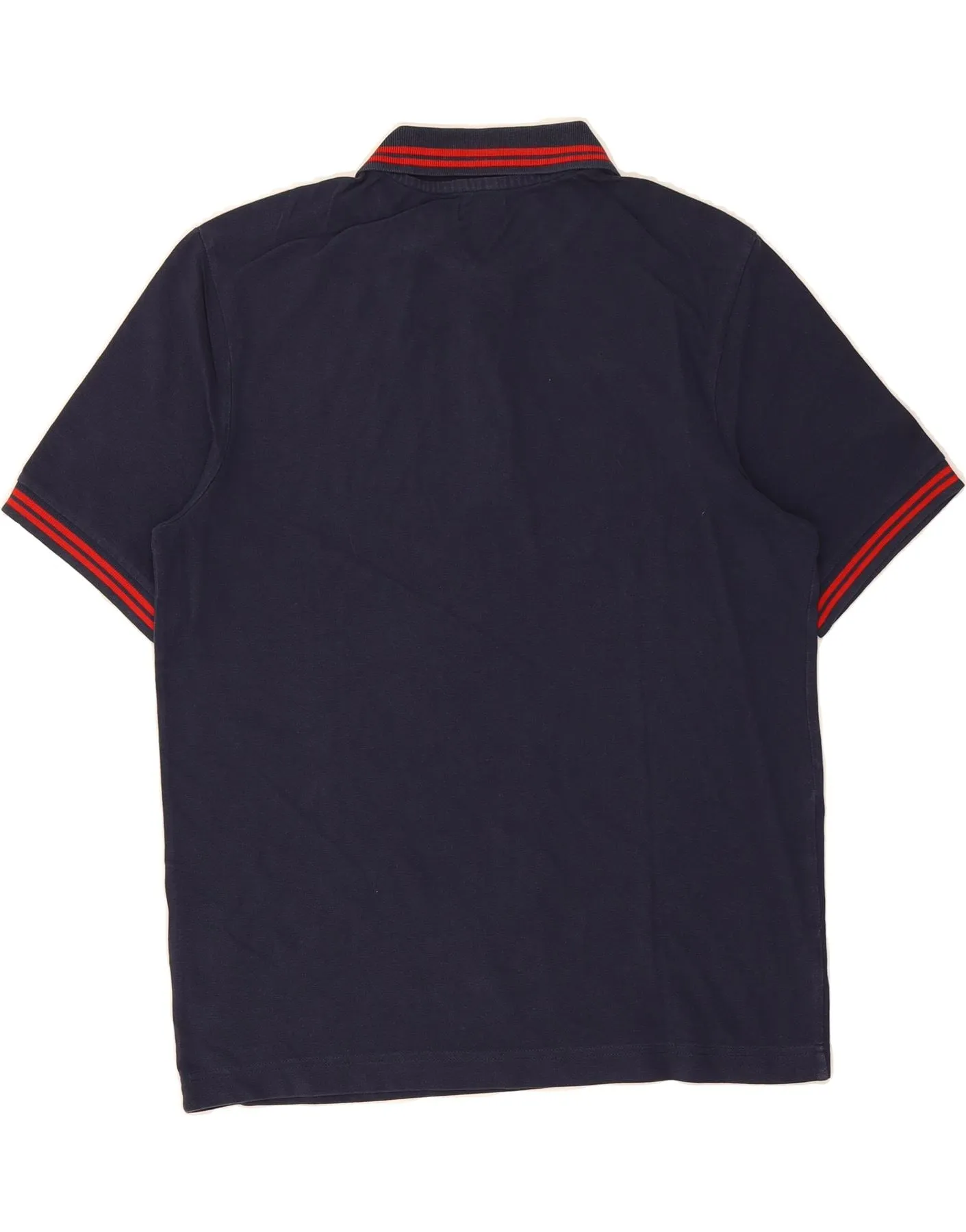 KAPPA Mens Polo Shirt Medium Navy Blue Cotton