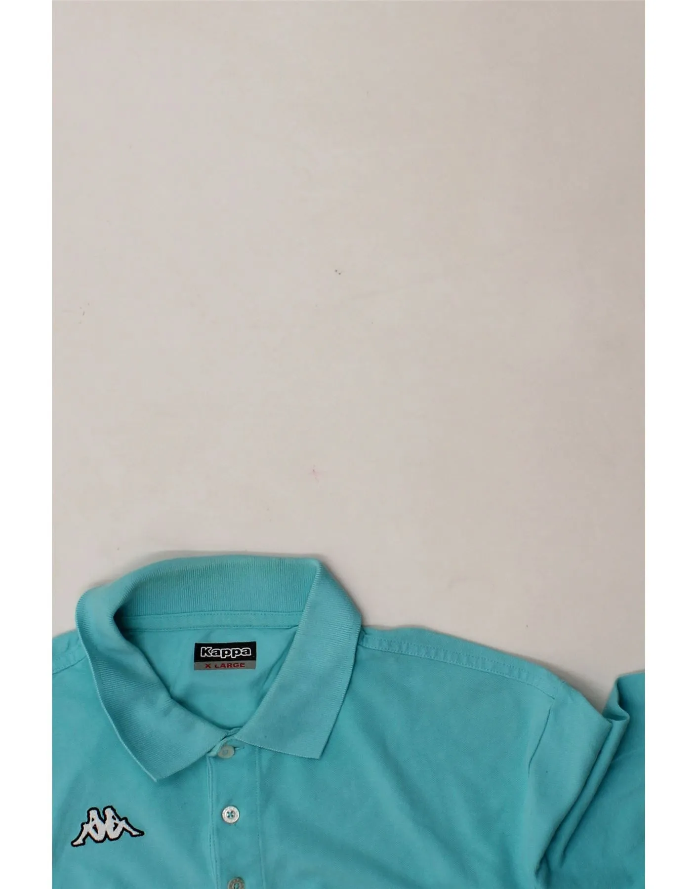 KAPPA Mens Polo Shirt XL Blue Cotton