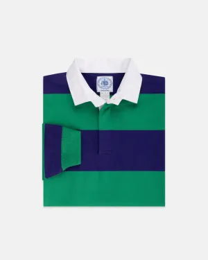 KELLY/PURPLE CLASSIC STRIPE RUGBY SHIRT