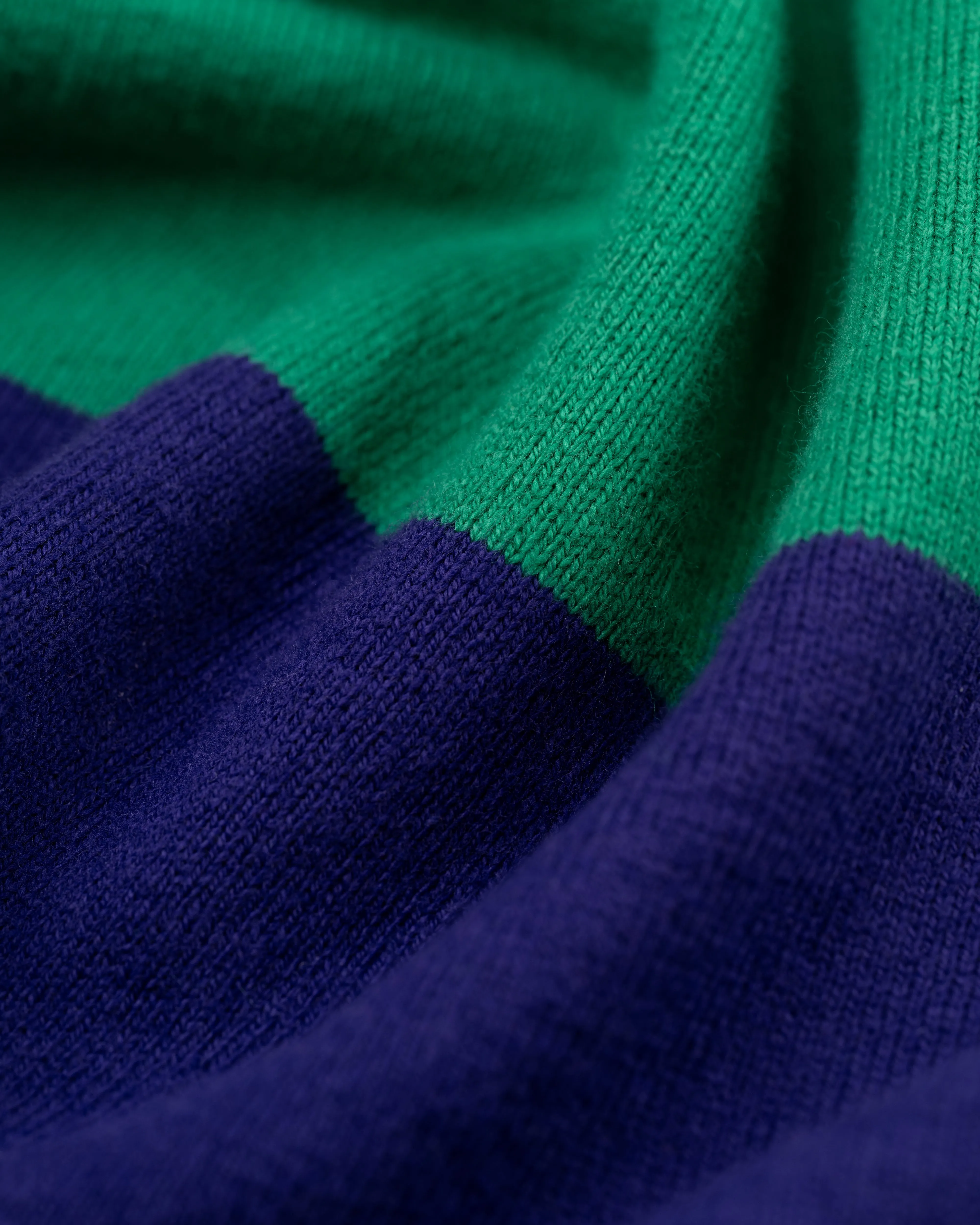 KELLY/PURPLE CLASSIC STRIPE RUGBY SHIRT