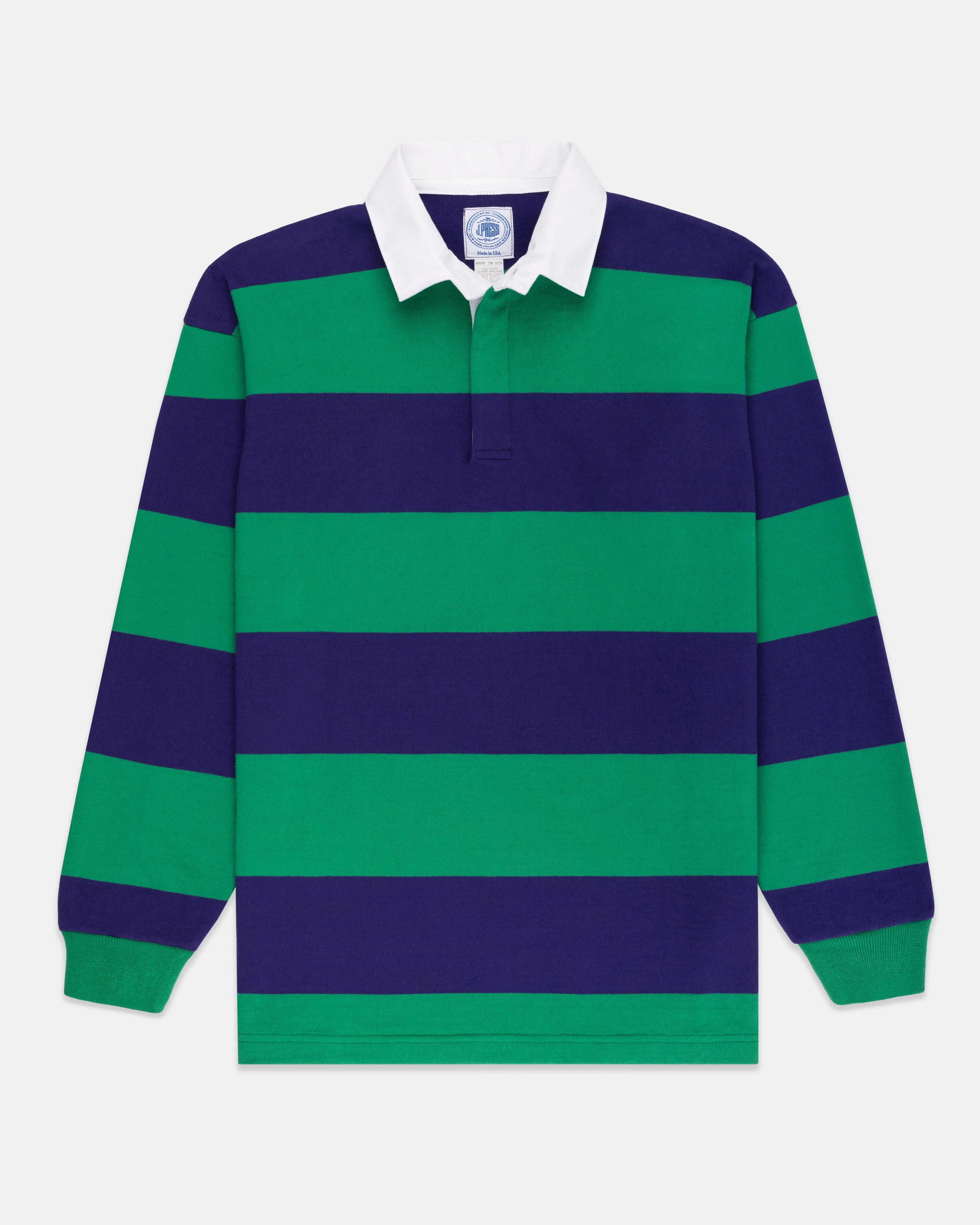 KELLY/PURPLE CLASSIC STRIPE RUGBY SHIRT
