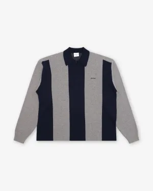 Kenway L/S Knit Polo Sweater