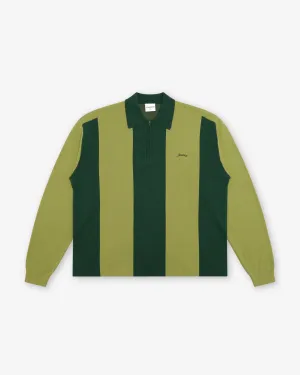 Kenway L/S Knit Polo Sweater