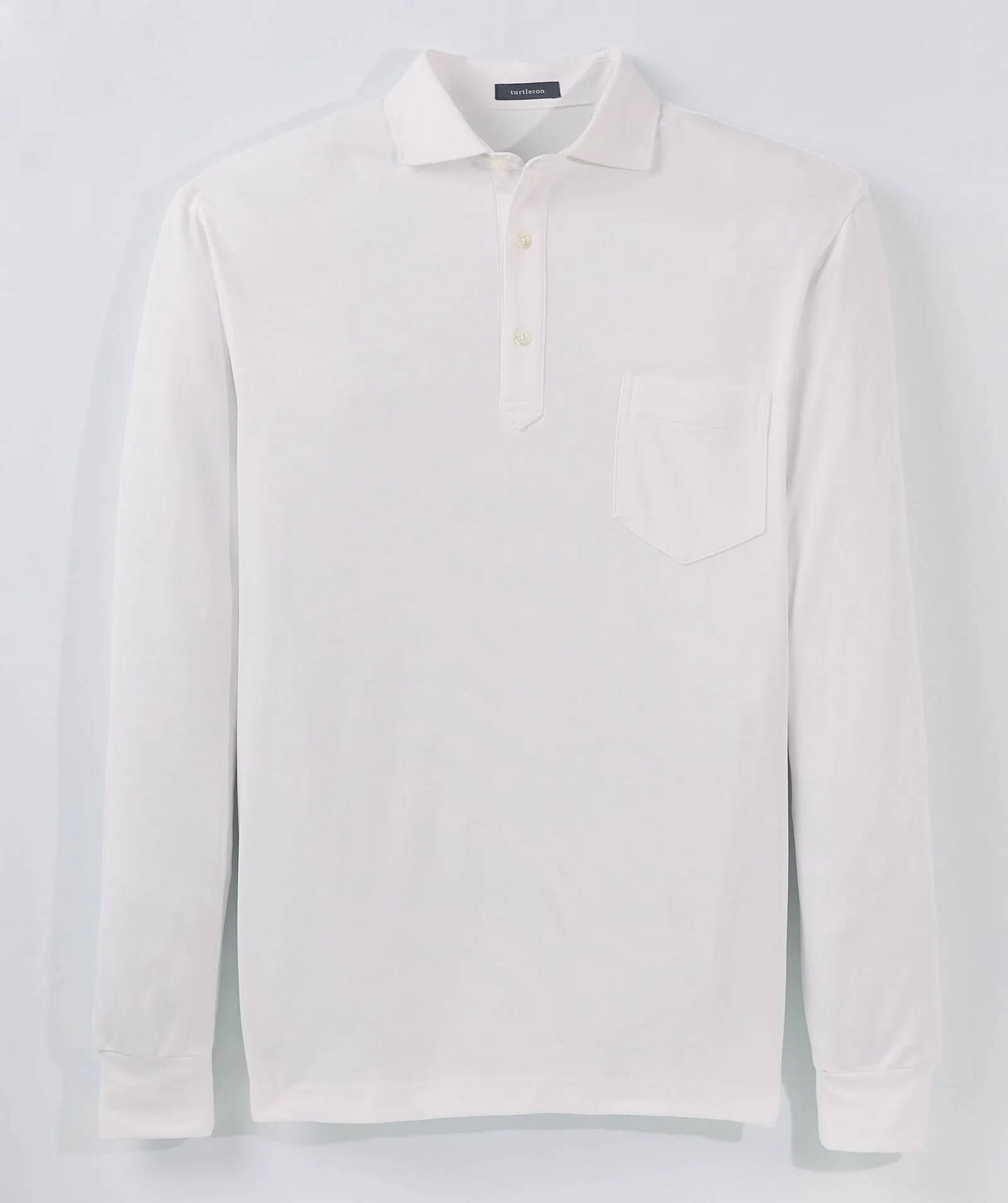 Lester Oxford Performance Polo - Long Sleeve
