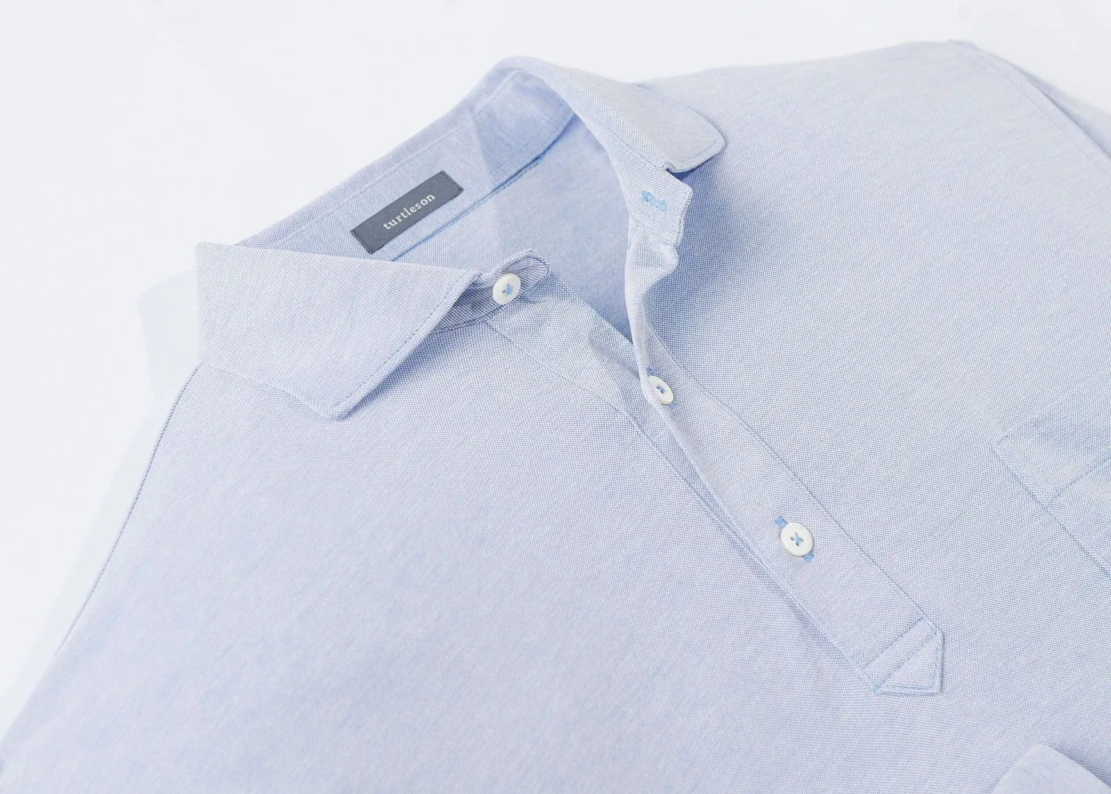 Lester Oxford Performance Polo - Long Sleeve