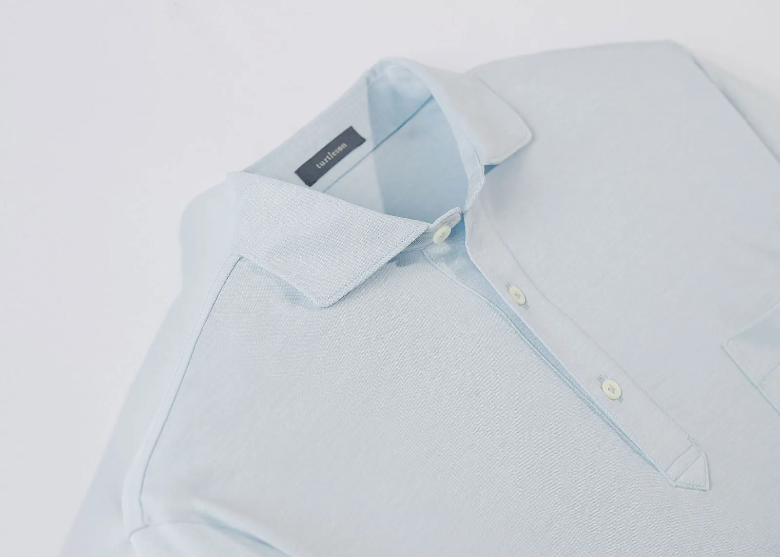 Lester Oxford Performance Polo - Long Sleeve