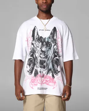 Loiter Dog Pound Vintage T-Shirt White