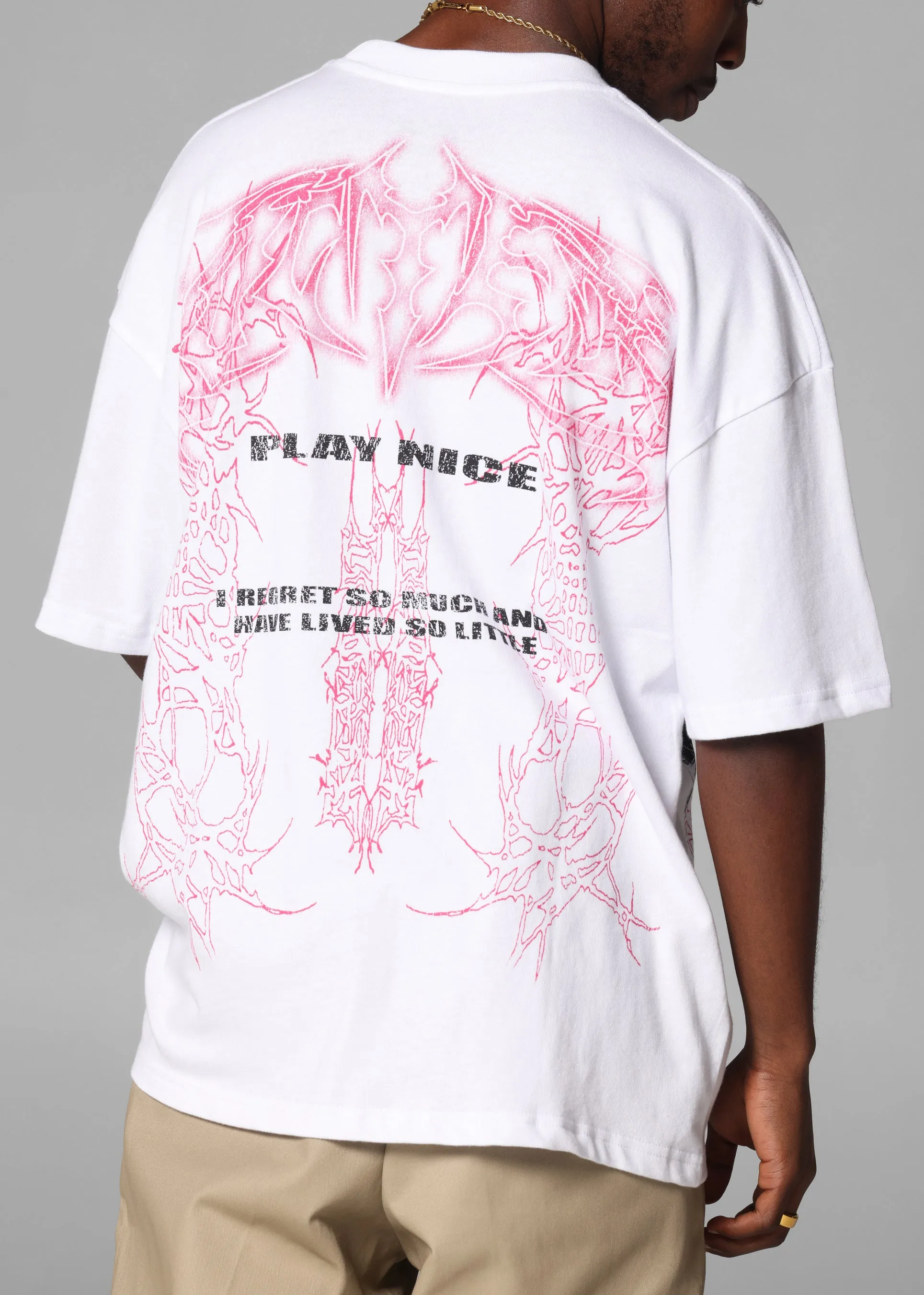 Loiter Dog Pound Vintage T-Shirt White