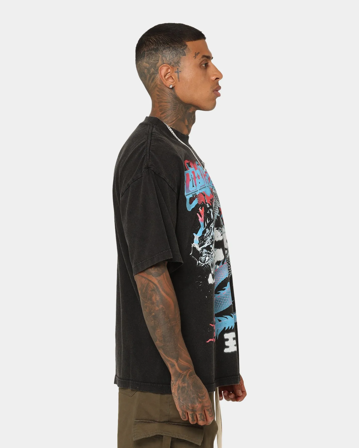 Loiter Dynasty Vintage T-Shirt Vintage Black