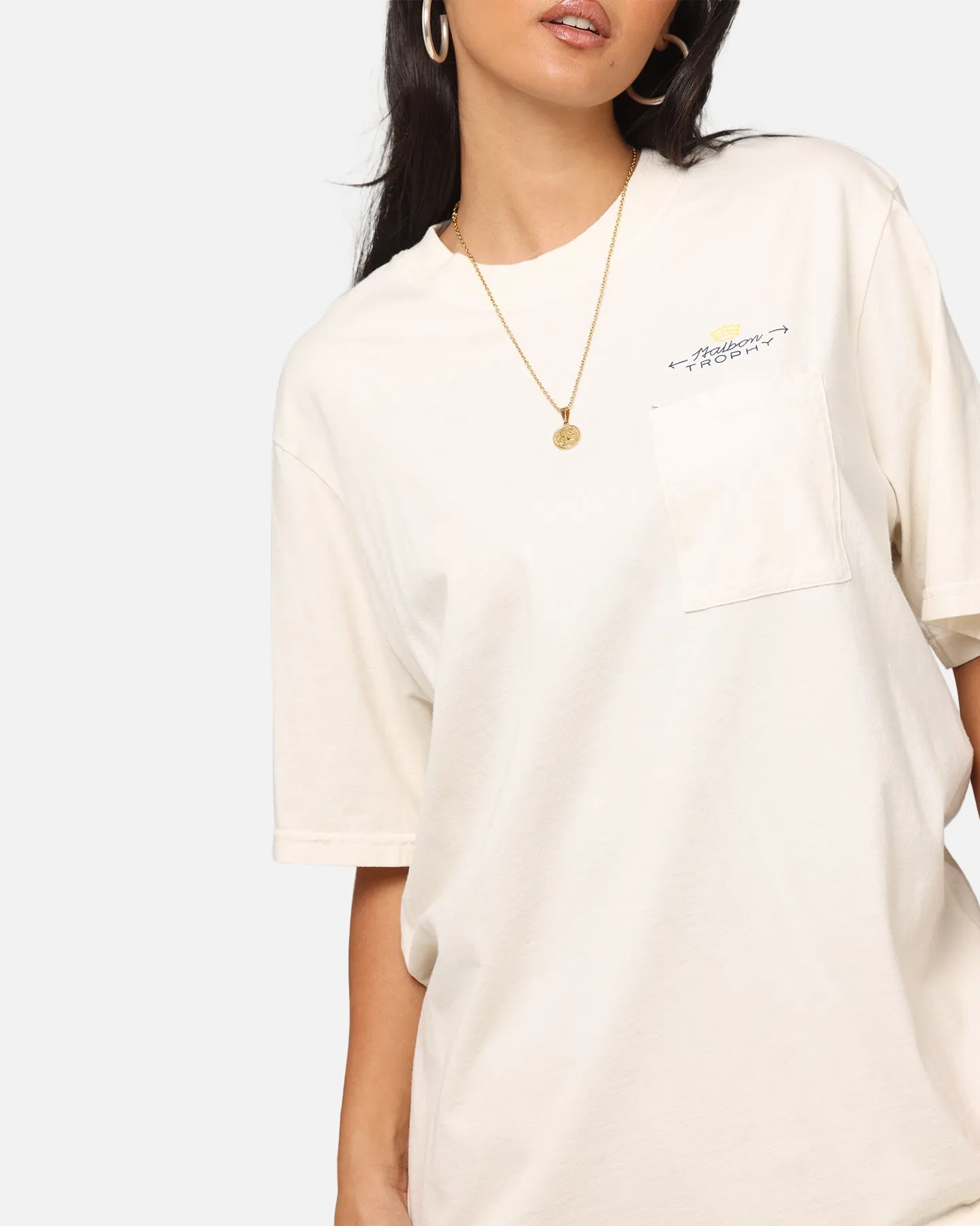 Malbon Pocket T-Shirt White
