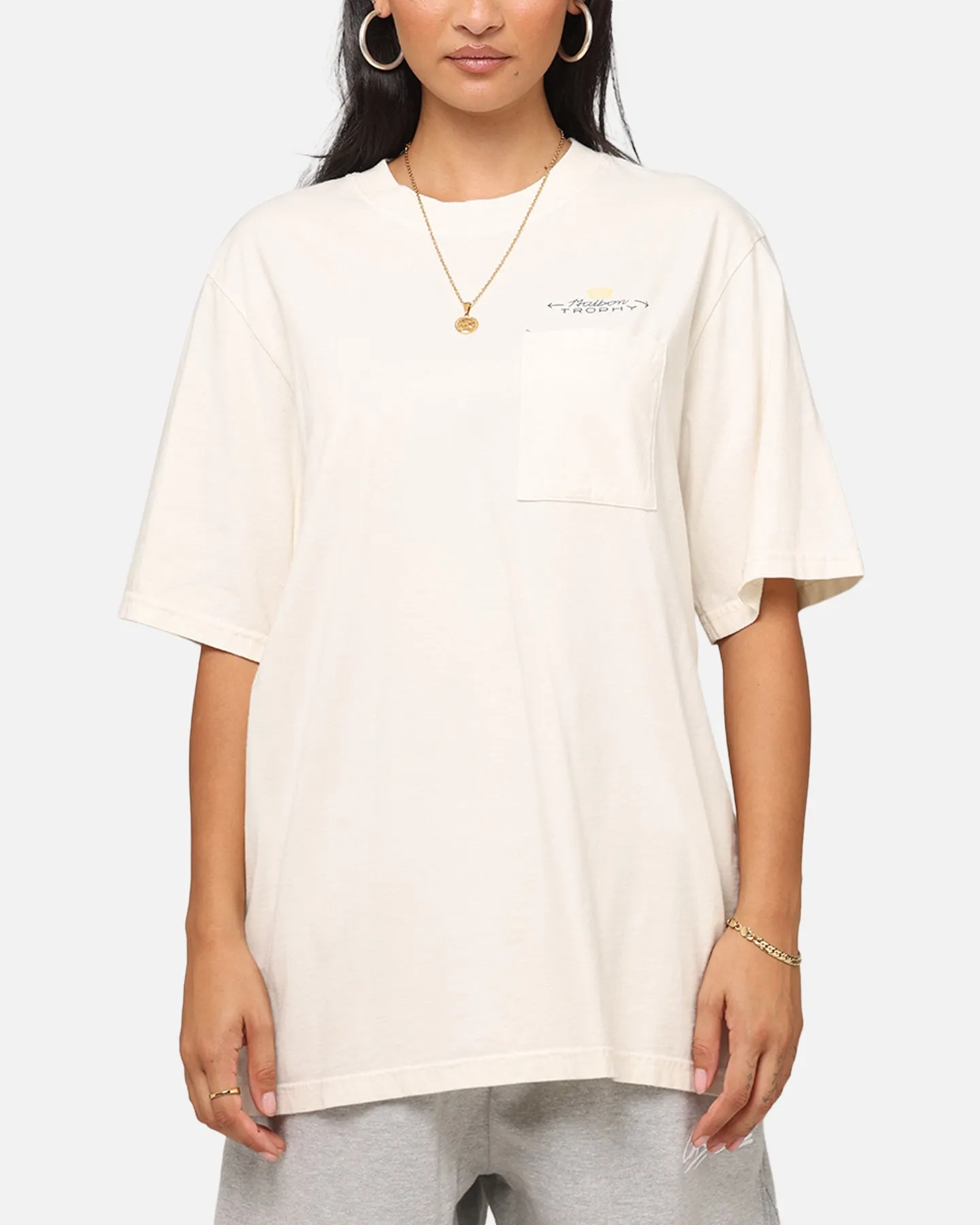 Malbon Pocket T-Shirt White
