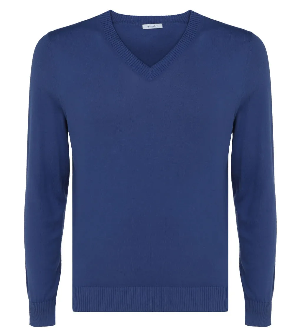 Malo V-Neck Knitted Jumper