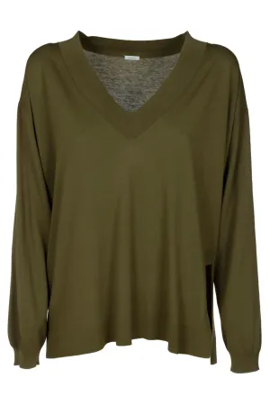 Malo V-Neck Long Sleeved Sweater