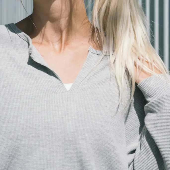 Mellow Long Sleeve - Heather Grey