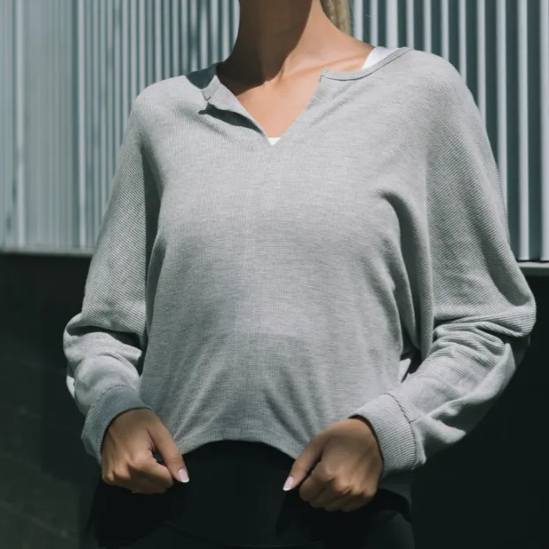 Mellow Long Sleeve - Heather Grey